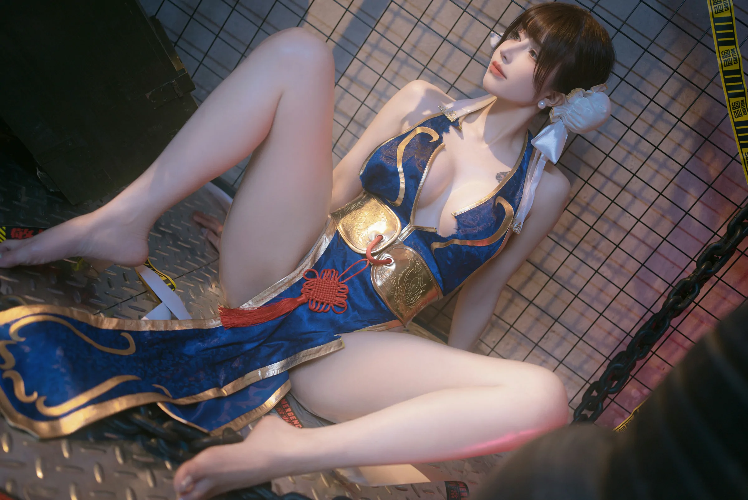鹿八岁baby  春丽的格斗辅导 Cosplay-第50张