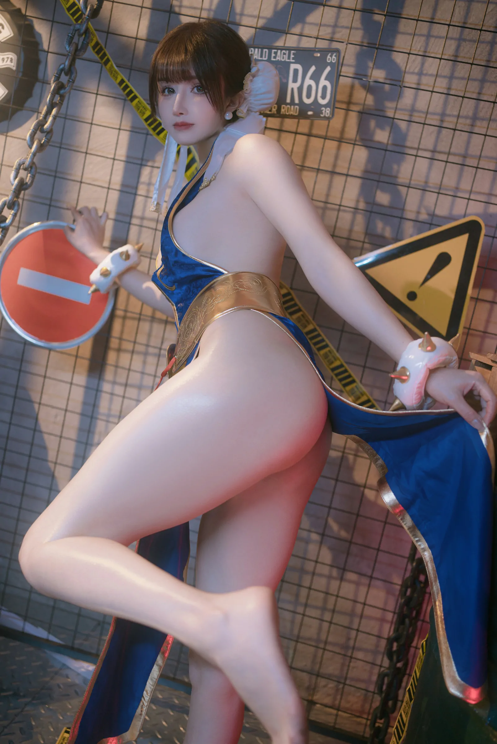 鹿八岁baby  春丽的格斗辅导 Cosplay-第55张