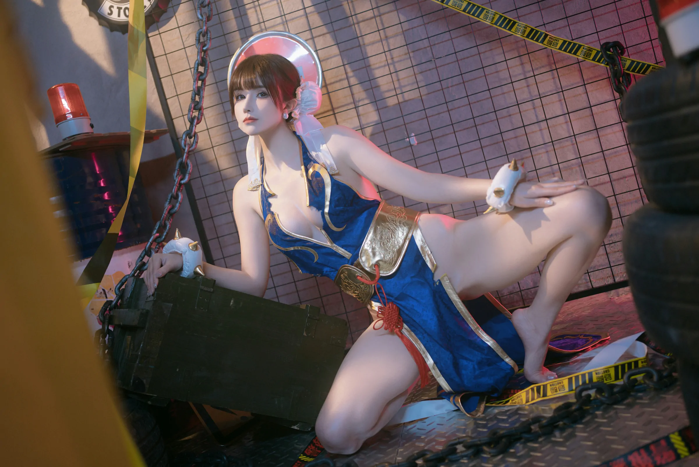 鹿八岁baby  春丽的格斗辅导 Cosplay-第61张