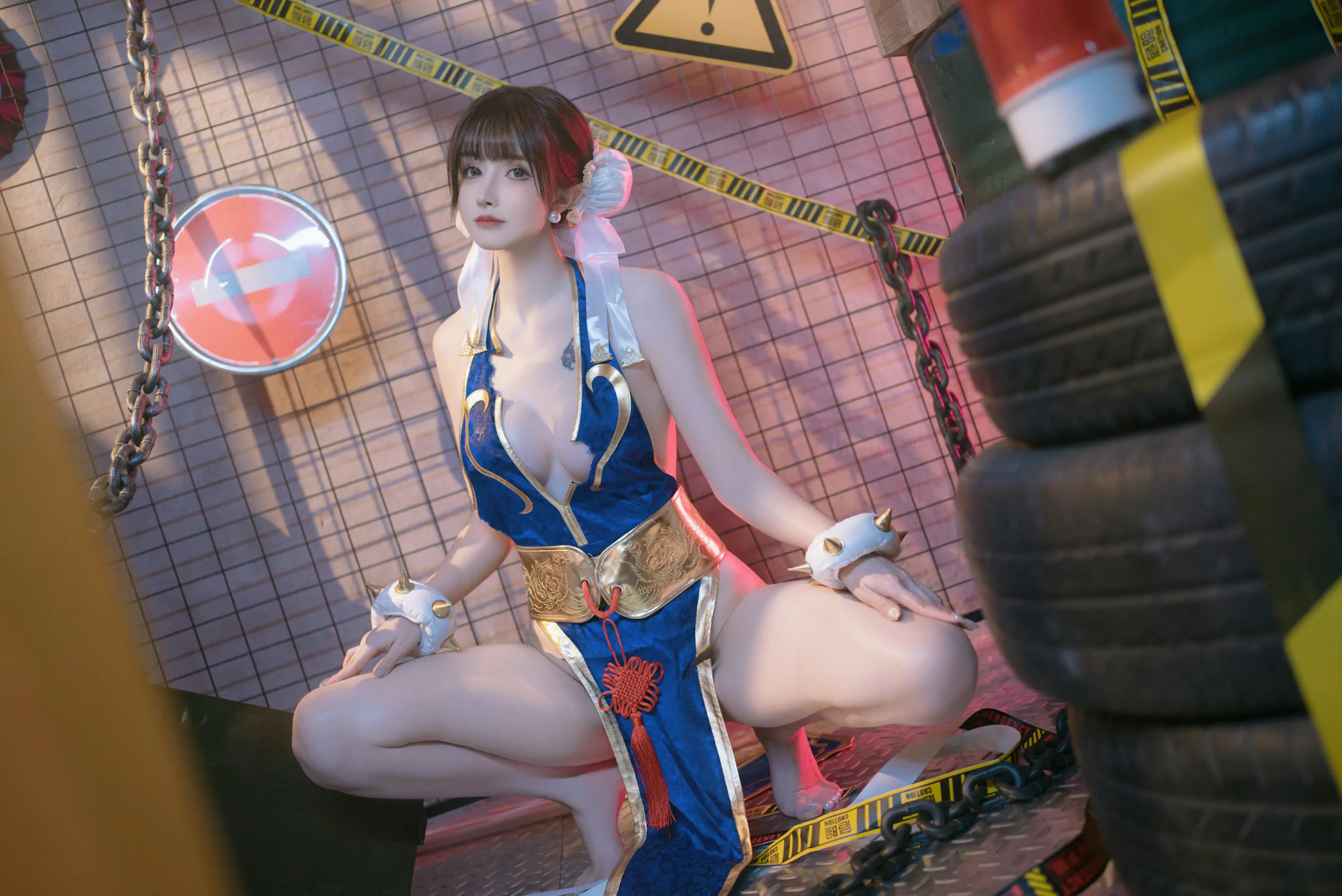 鹿八岁baby  春丽的格斗辅导 Cosplay-第58张