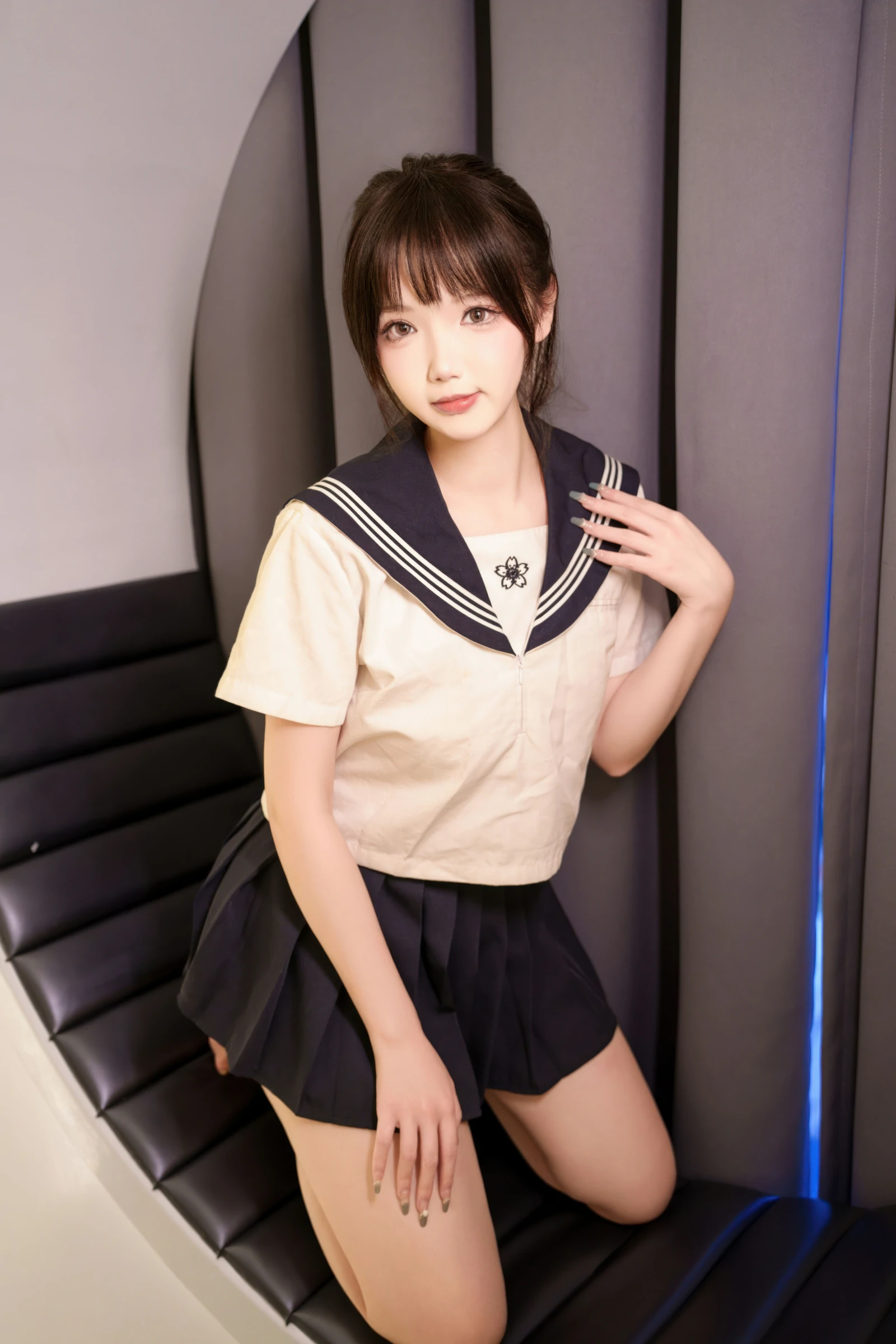 雪晴Astra – 牛奶丝透明黏滑体操服 Cosplay-第60张