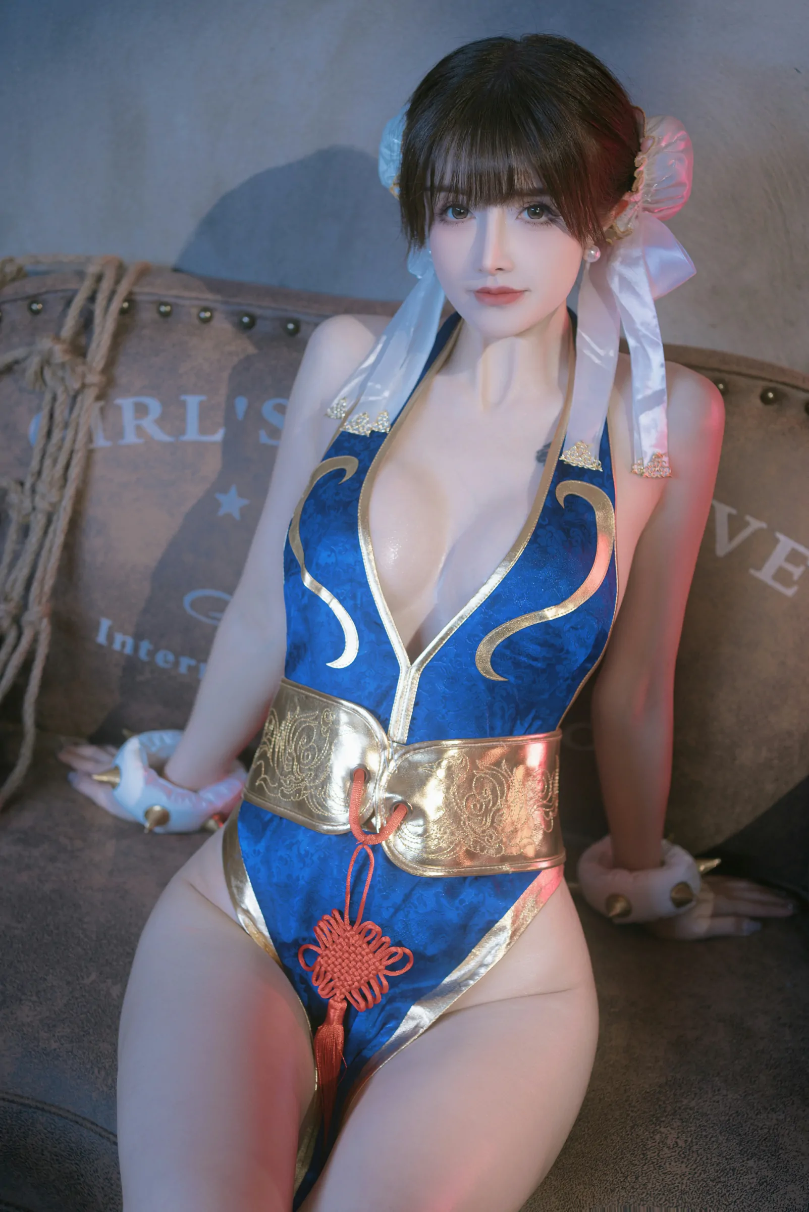 鹿八岁baby  春丽的格斗辅导 Cosplay-第90张
