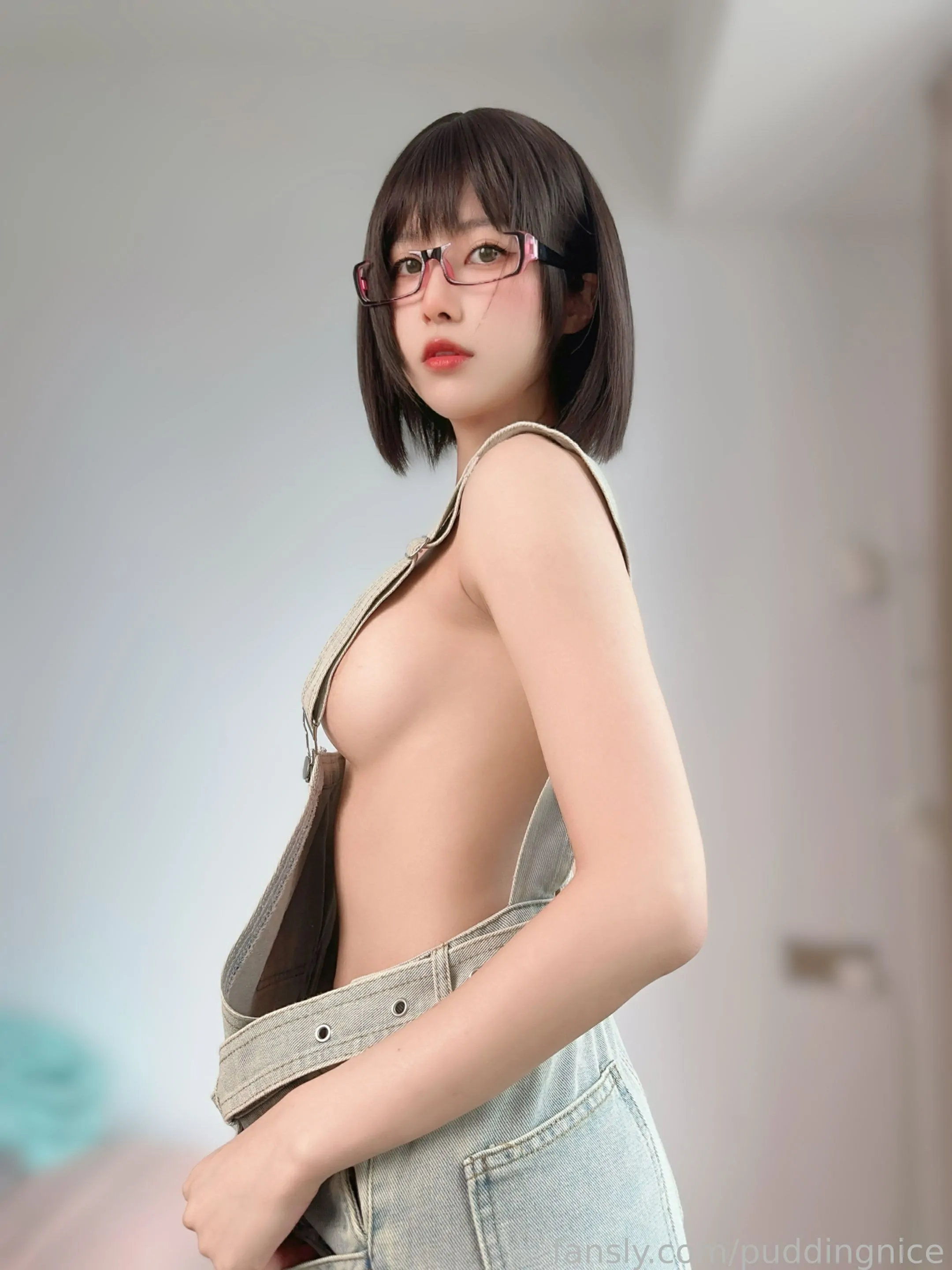 布丁大法 – 色氣背帶褲 Cosplay-第26张