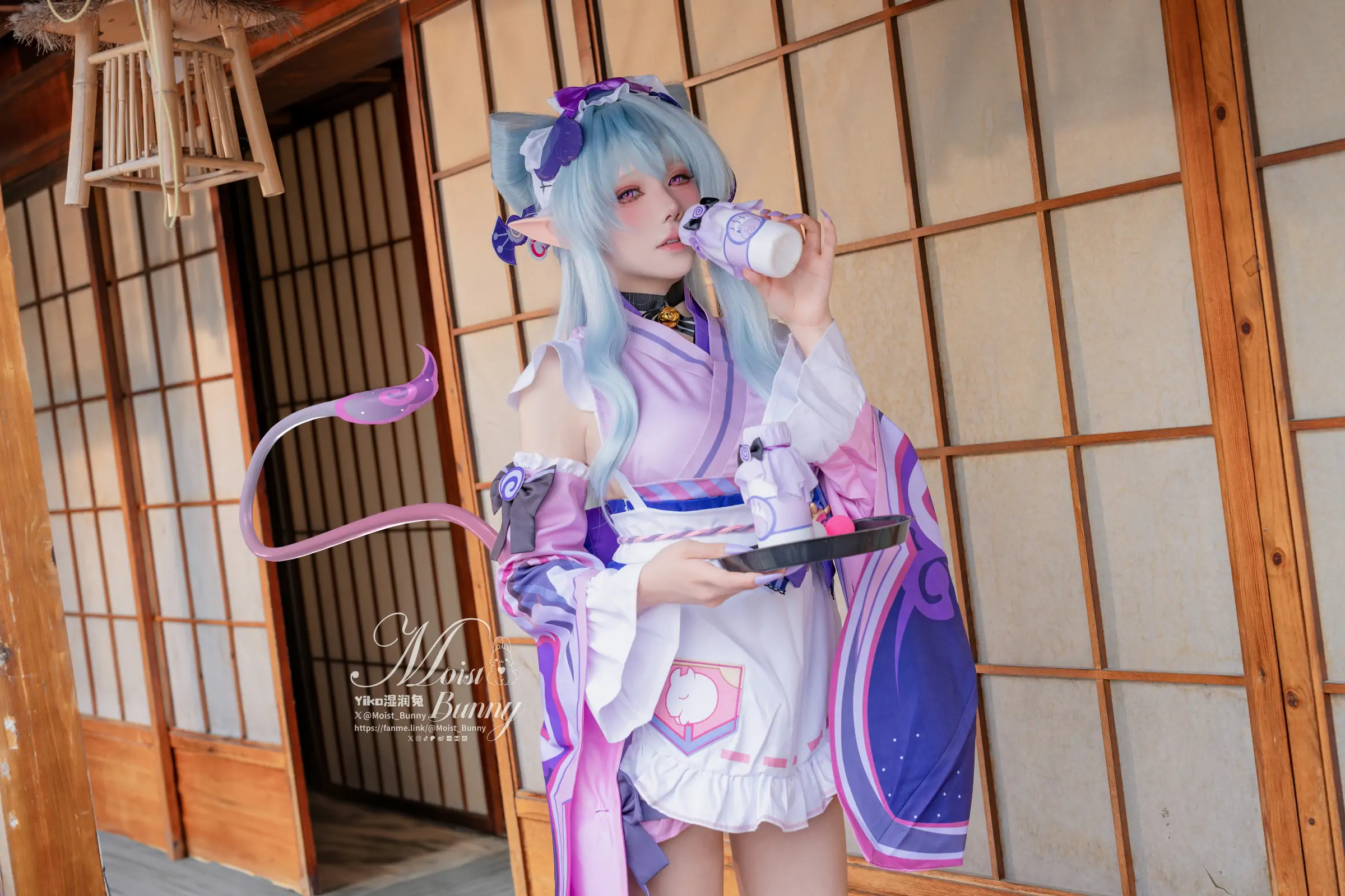 Yiko湿润兔 -『浮枕朝颜-梦见月瑞希』红昭愿 Cosplay-第1张