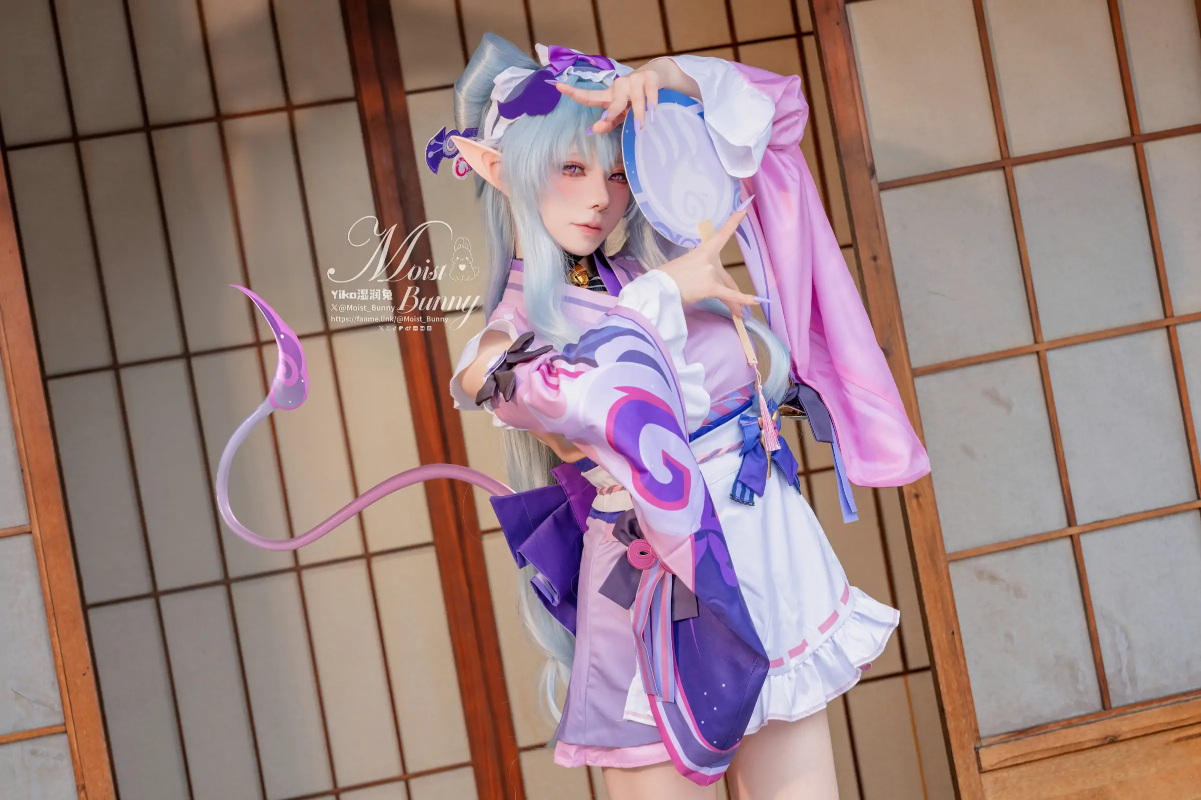 Yiko湿润兔 -『浮枕朝颜-梦见月瑞希』红昭愿 Cosplay-第3张