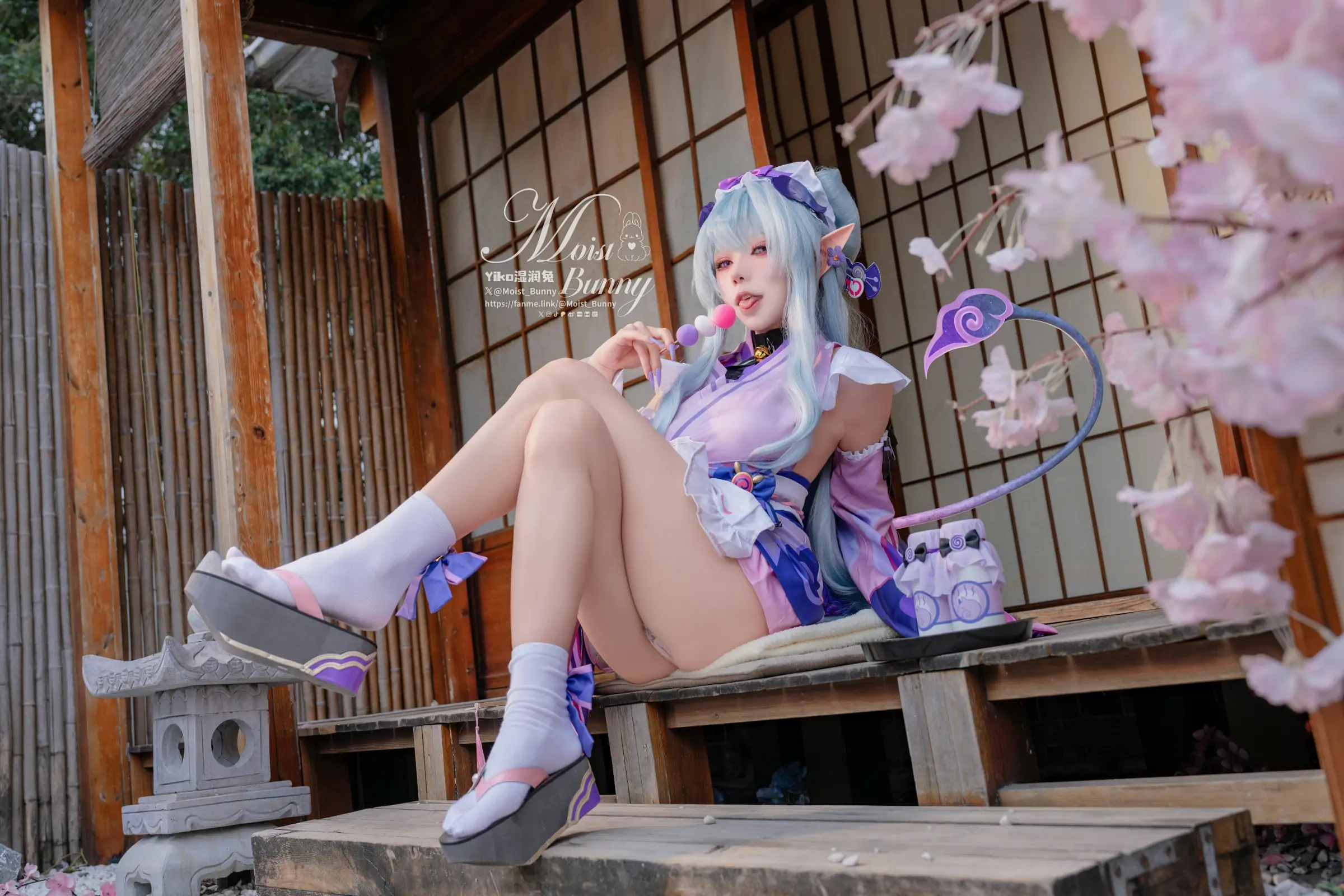 Yiko湿润兔 -『浮枕朝颜-梦见月瑞希』红昭愿 Cosplay-第9张