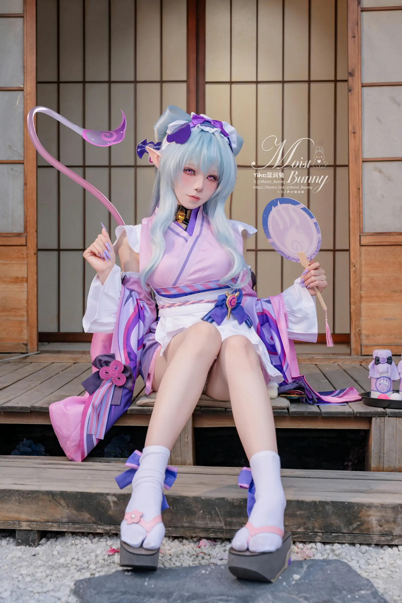 Yiko湿润兔 -『浮枕朝颜-梦见月瑞希』红昭愿 Cosplay-第8张