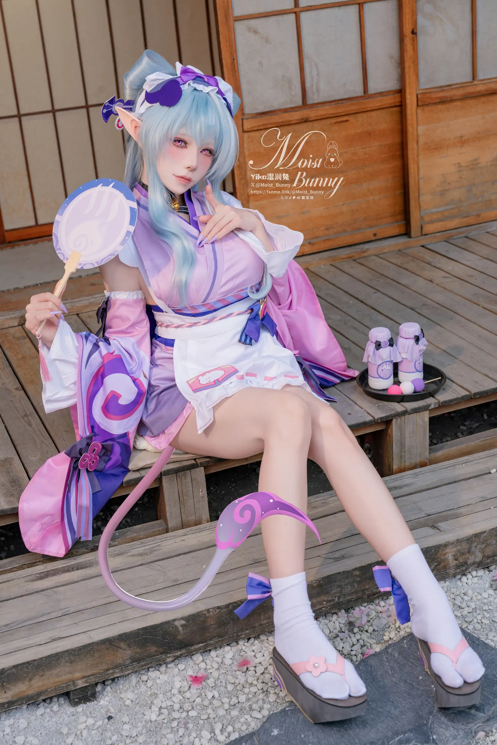 Yiko湿润兔 -『浮枕朝颜-梦见月瑞希』红昭愿 Cosplay-第7张