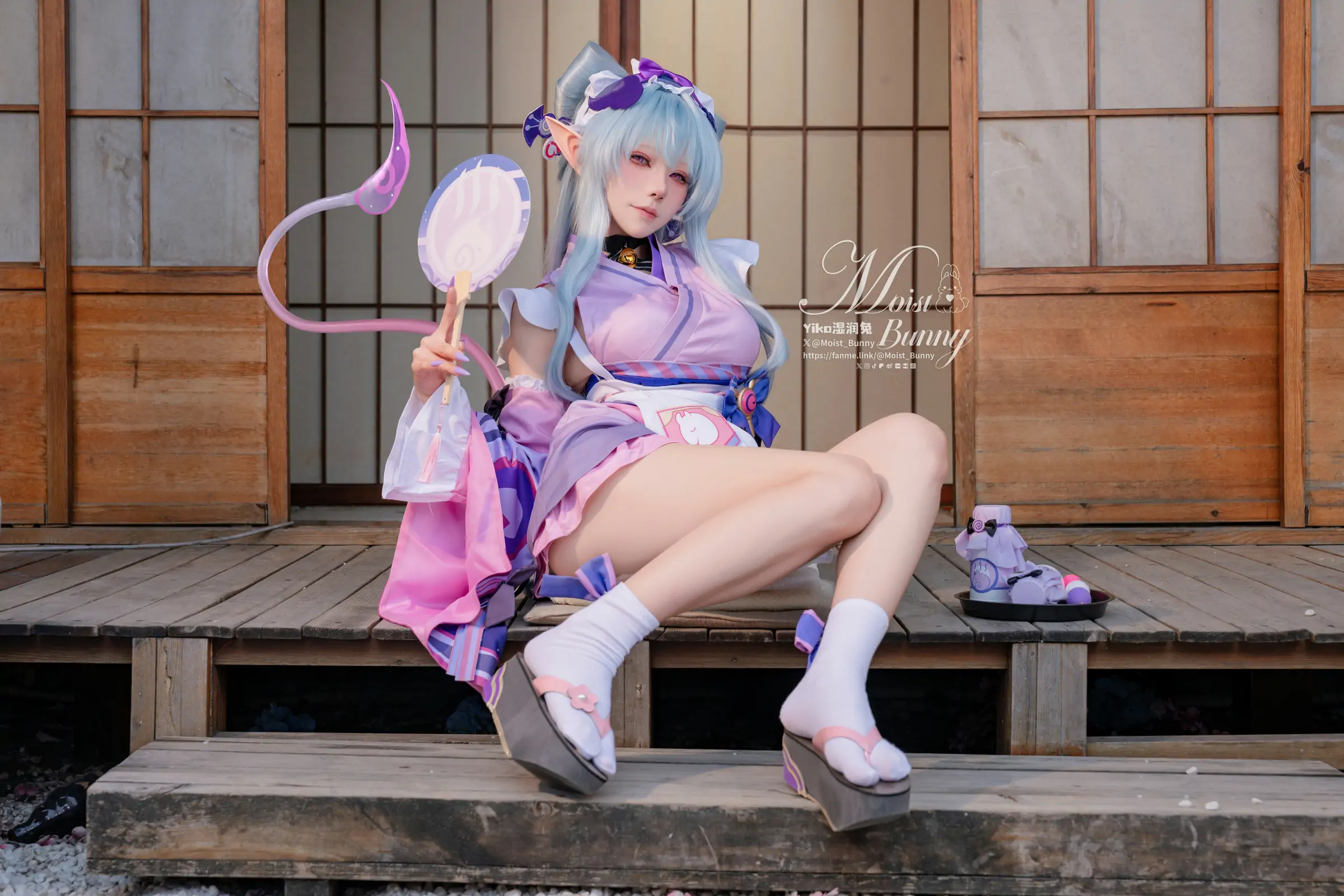 Yiko湿润兔 -『浮枕朝颜-梦见月瑞希』红昭愿 Cosplay-第11张