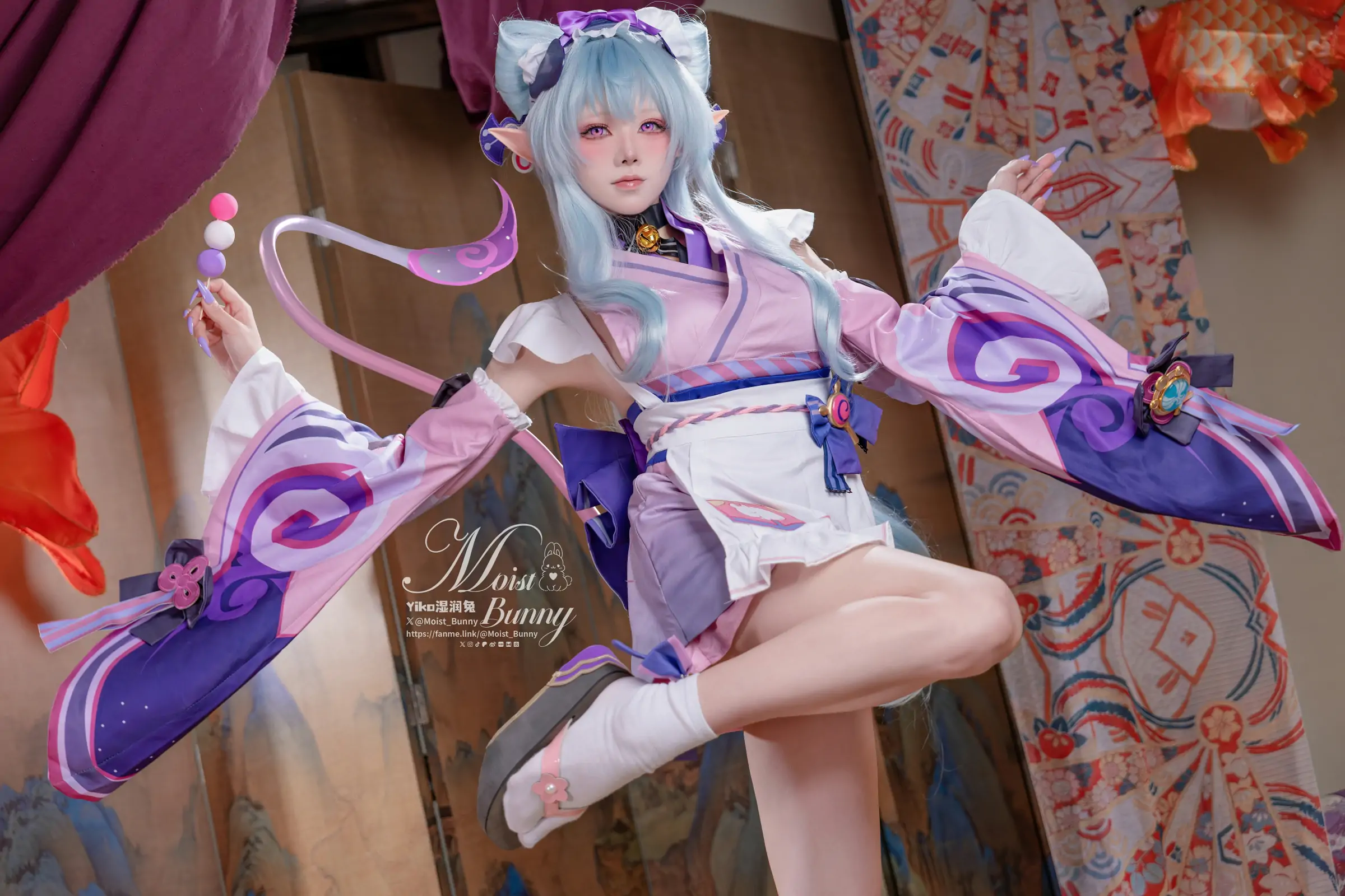 Yiko湿润兔 -『浮枕朝颜-梦见月瑞希』红昭愿 Cosplay-第16张