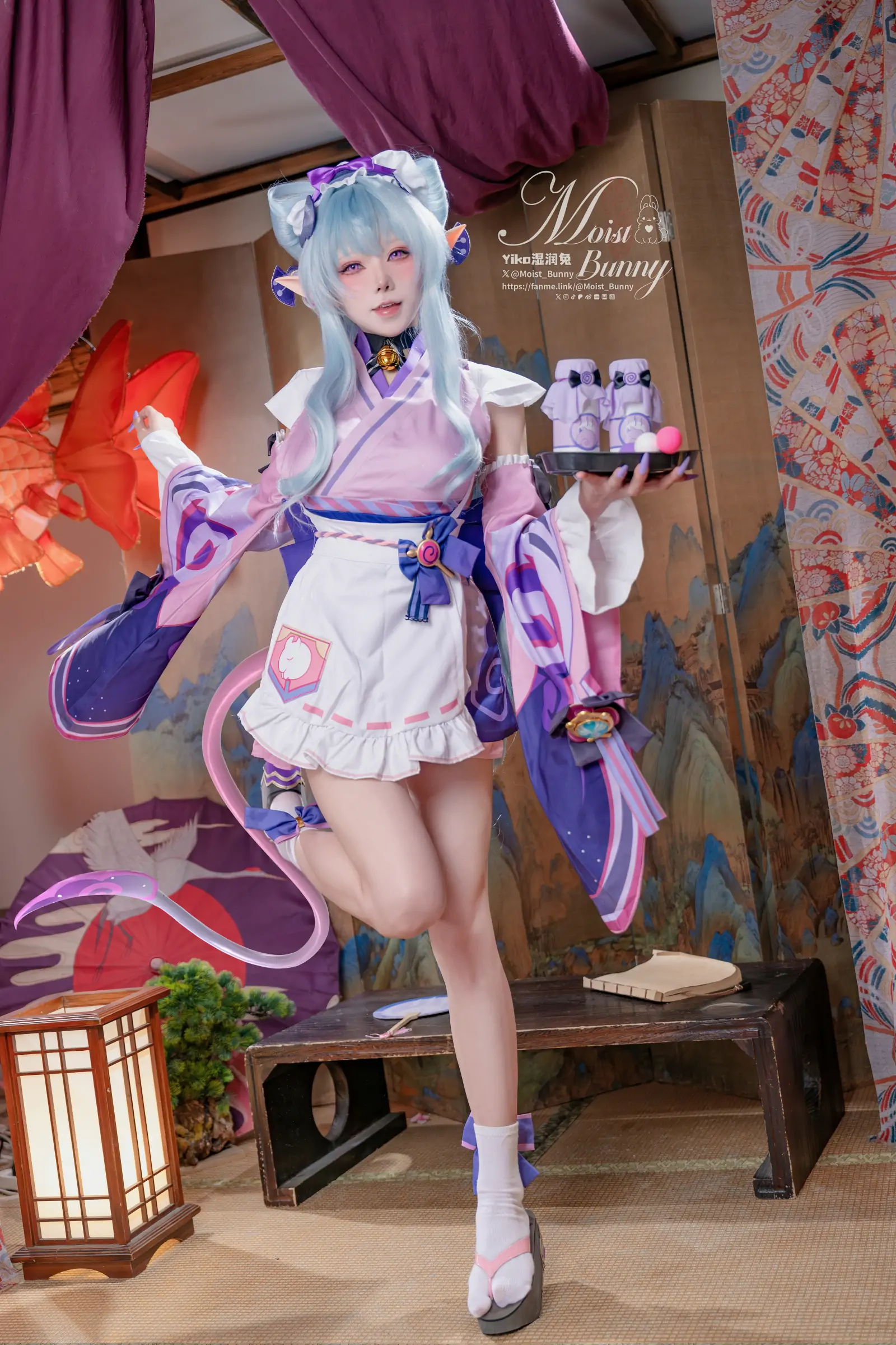 Yiko湿润兔 -『浮枕朝颜-梦见月瑞希』红昭愿 Cosplay-第18张