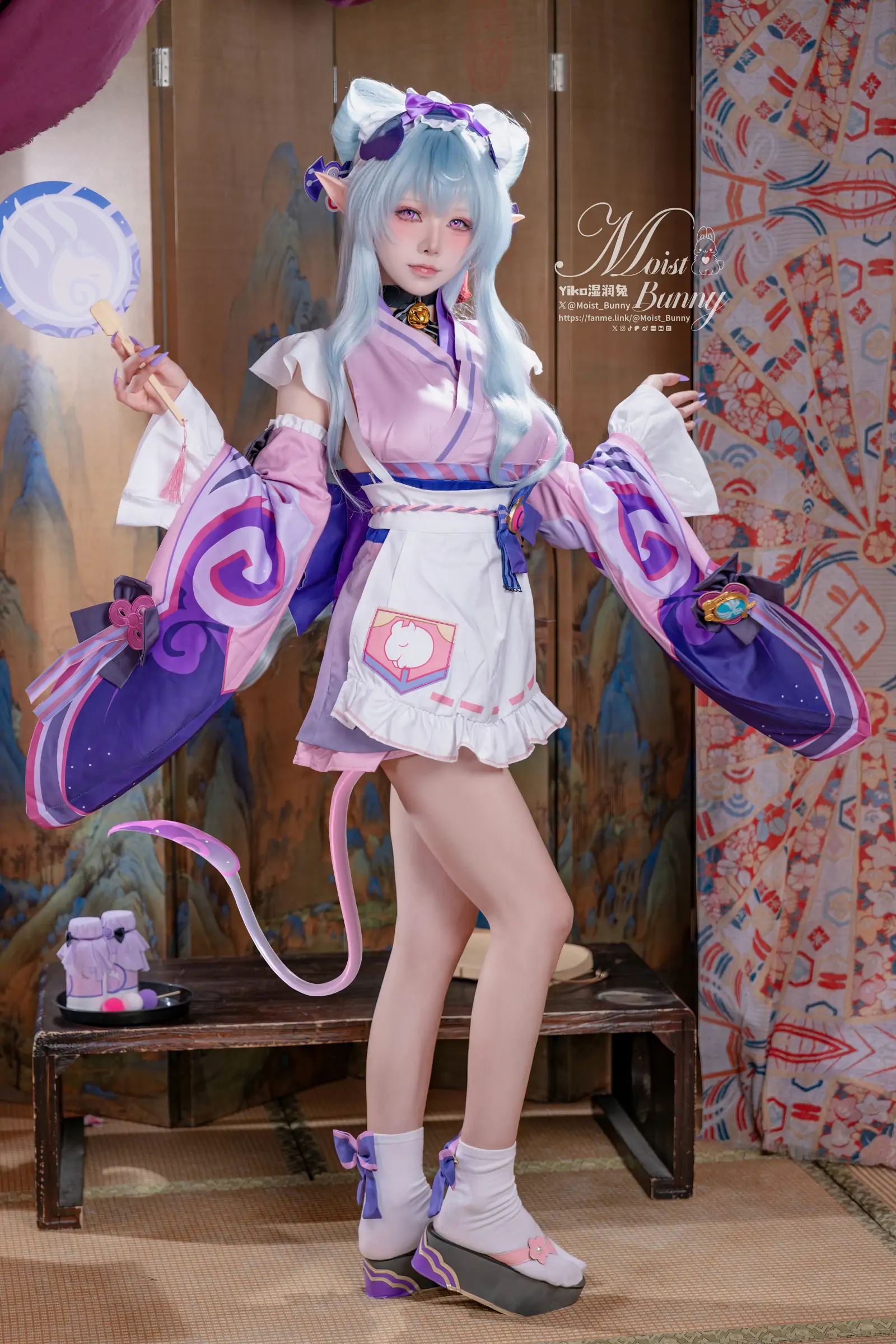 Yiko湿润兔 -『浮枕朝颜-梦见月瑞希』红昭愿 Cosplay-第15张