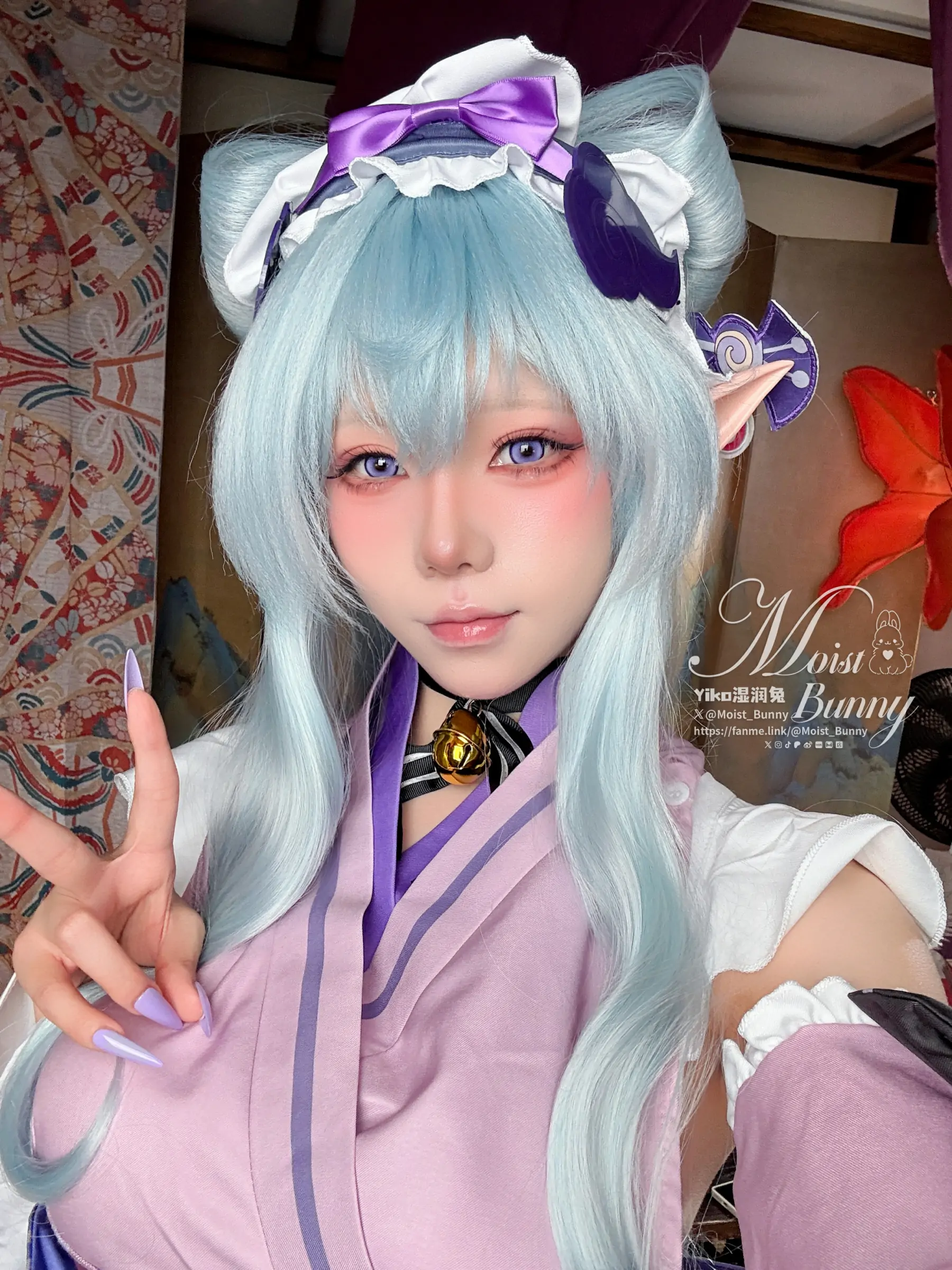 Yiko湿润兔 -『浮枕朝颜-梦见月瑞希』红昭愿 Cosplay-第86张