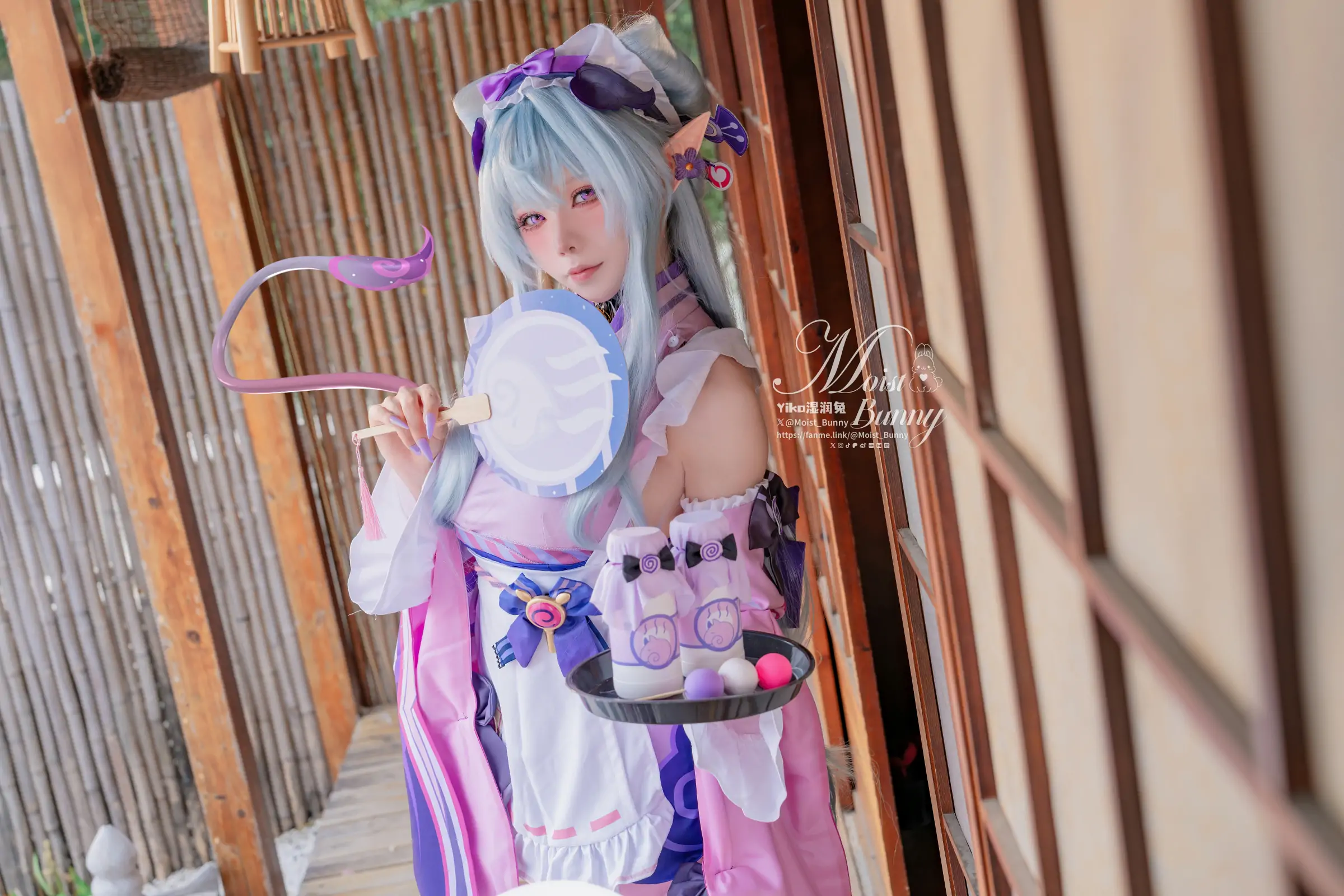 Yiko湿润兔 -『浮枕朝颜-梦见月瑞希』红昭愿 Cosplay-第128张