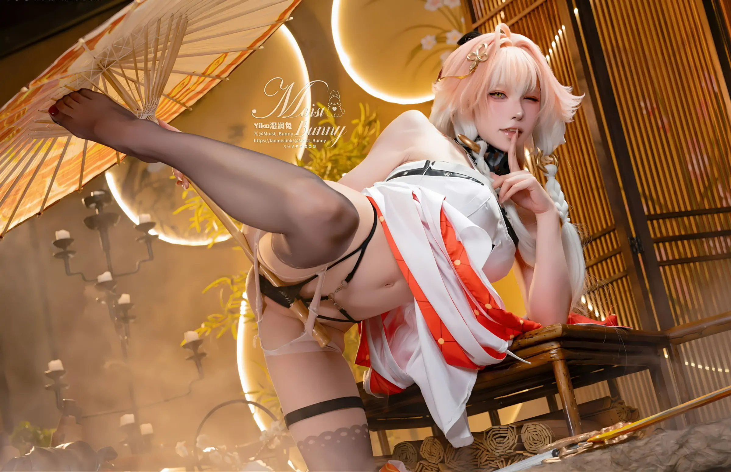 Yiko湿润兔  25.06月作品 炽羽策阵星 长离 Cosplay-第14张