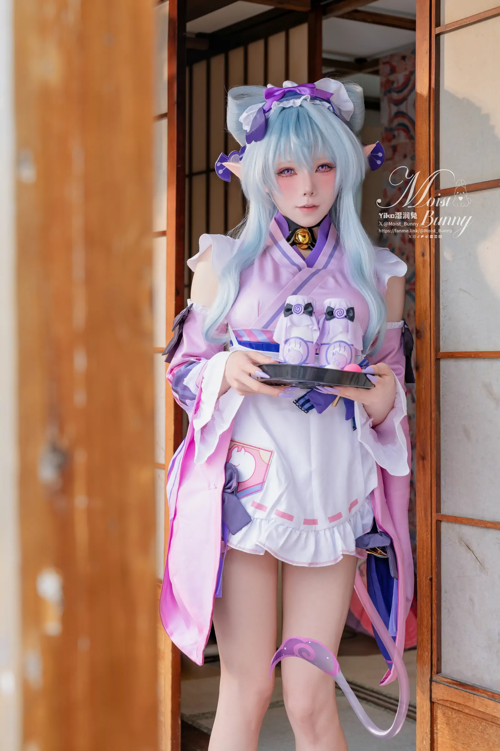 Yiko湿润兔 -『浮枕朝颜-梦见月瑞希』红昭愿 Cosplay-第131张