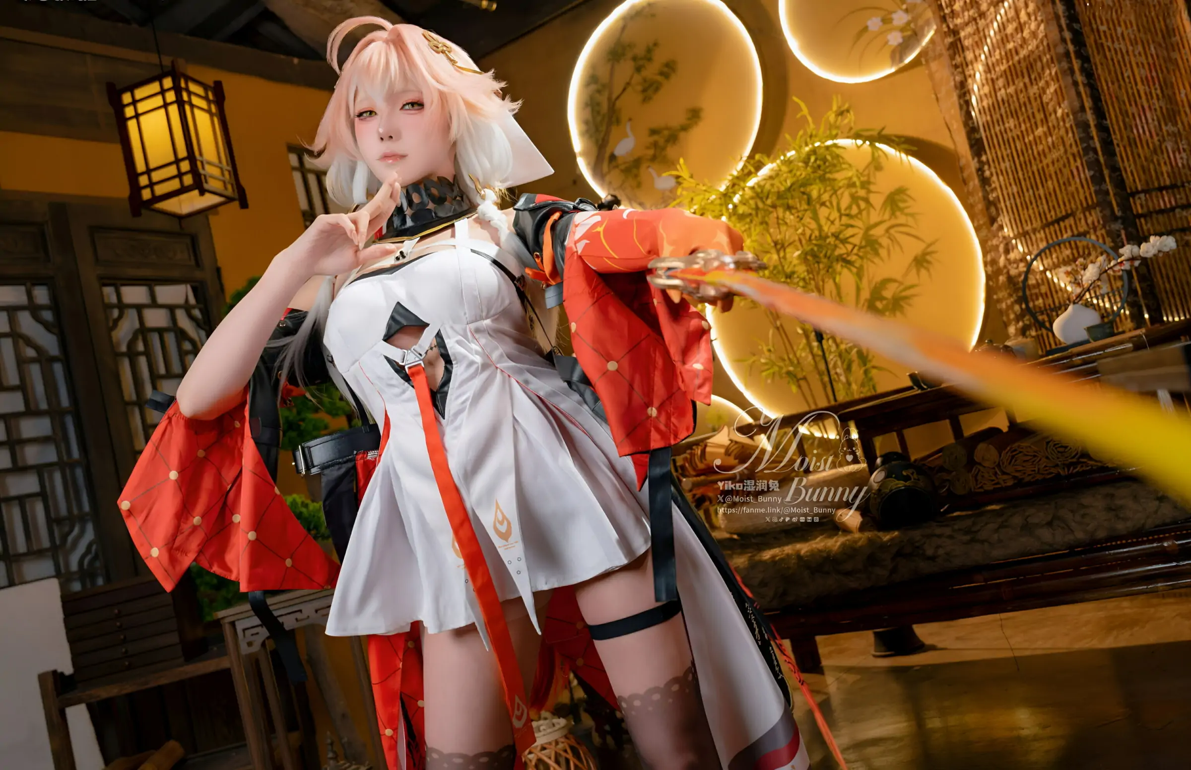 Yiko湿润兔  25.06月作品 炽羽策阵星 长离 Cosplay-第24张
