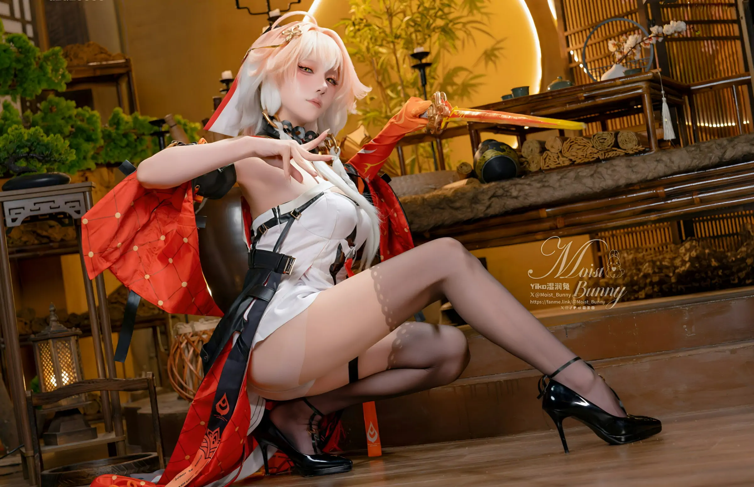 Yiko湿润兔  25.06月作品 炽羽策阵星 长离 Cosplay-第27张