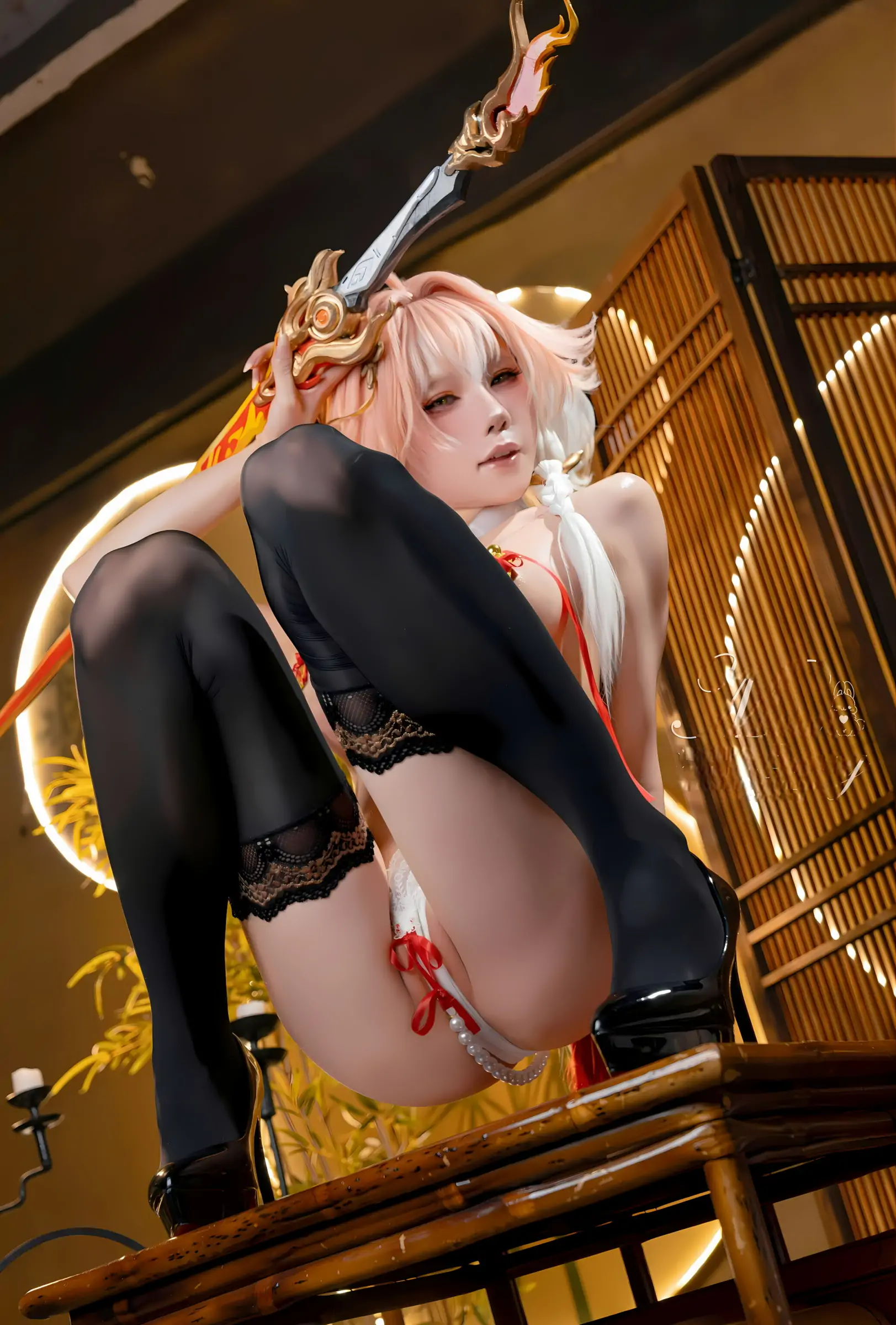 Yiko湿润兔  25.06月作品 炽羽策阵星 长离 Cosplay-第32张