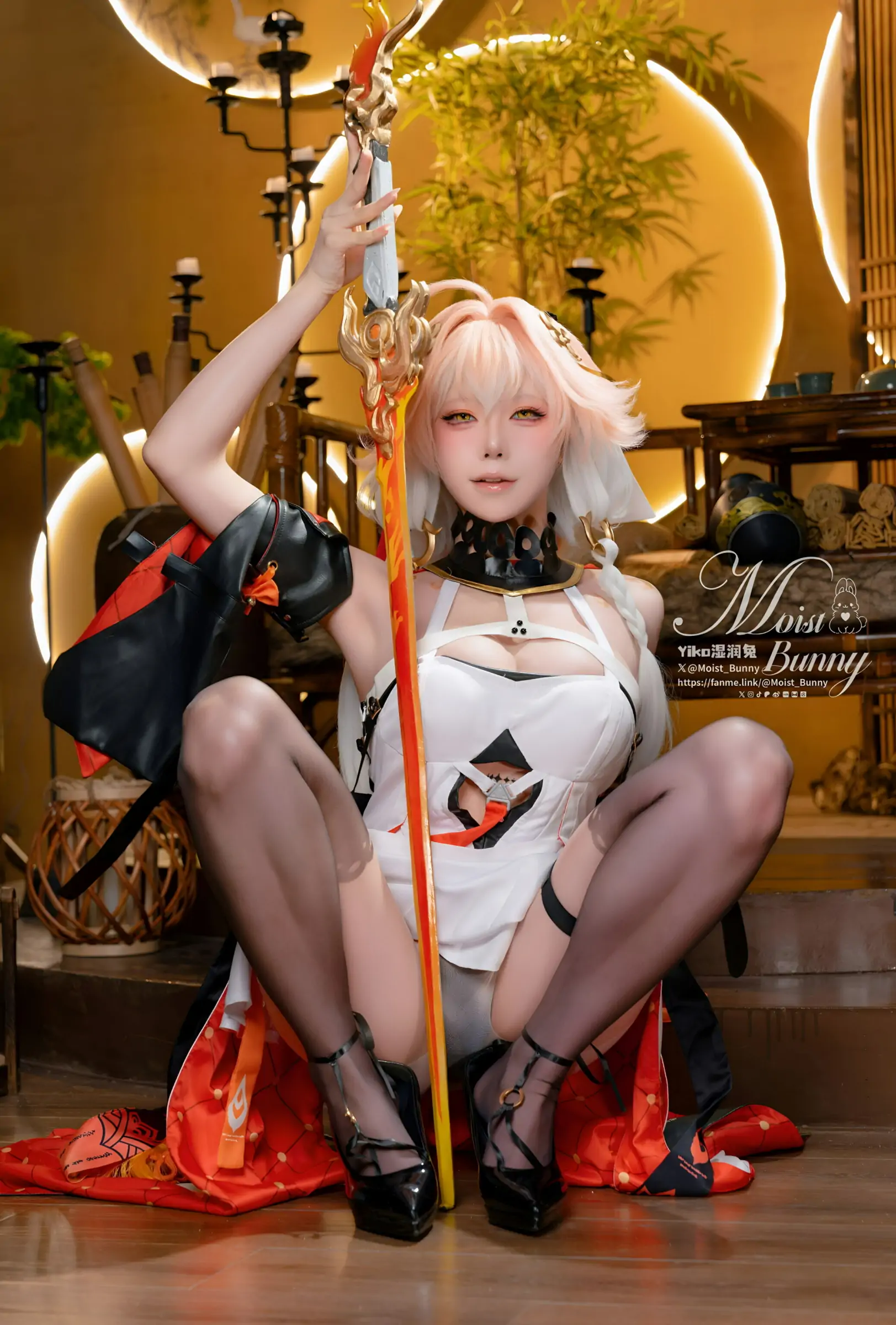 Yiko湿润兔  25.06月作品 炽羽策阵星 长离 Cosplay-第64张