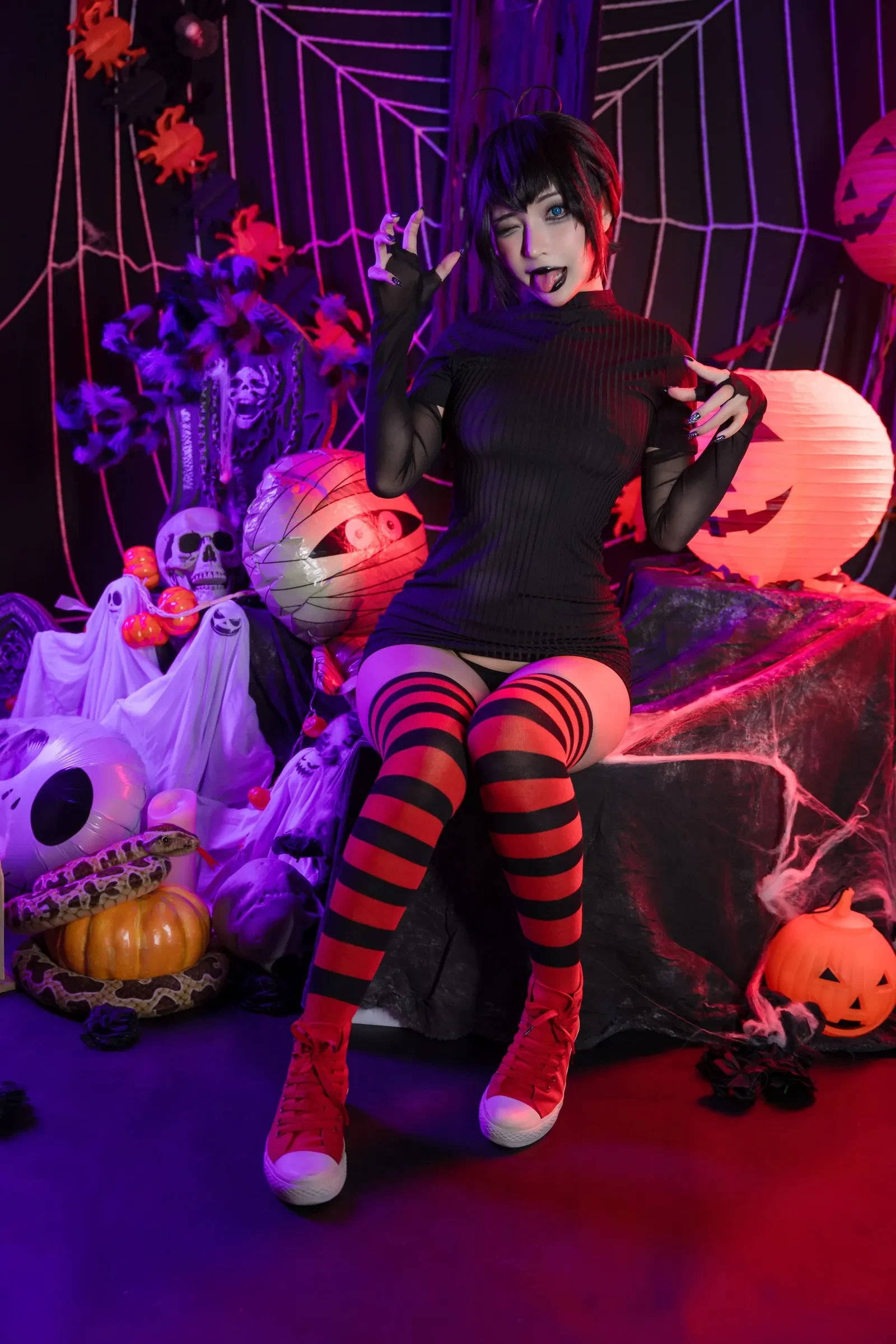 Umeko J  Mavis Halloween Cosplay-第30张