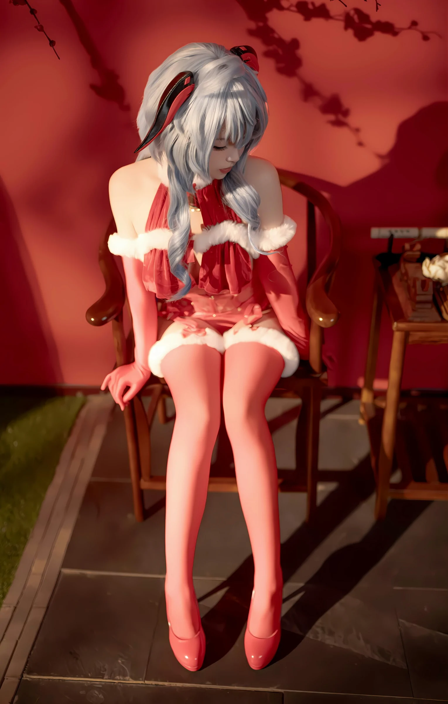 Bangni邦尼  甘雨新春 Cosplay-第10张