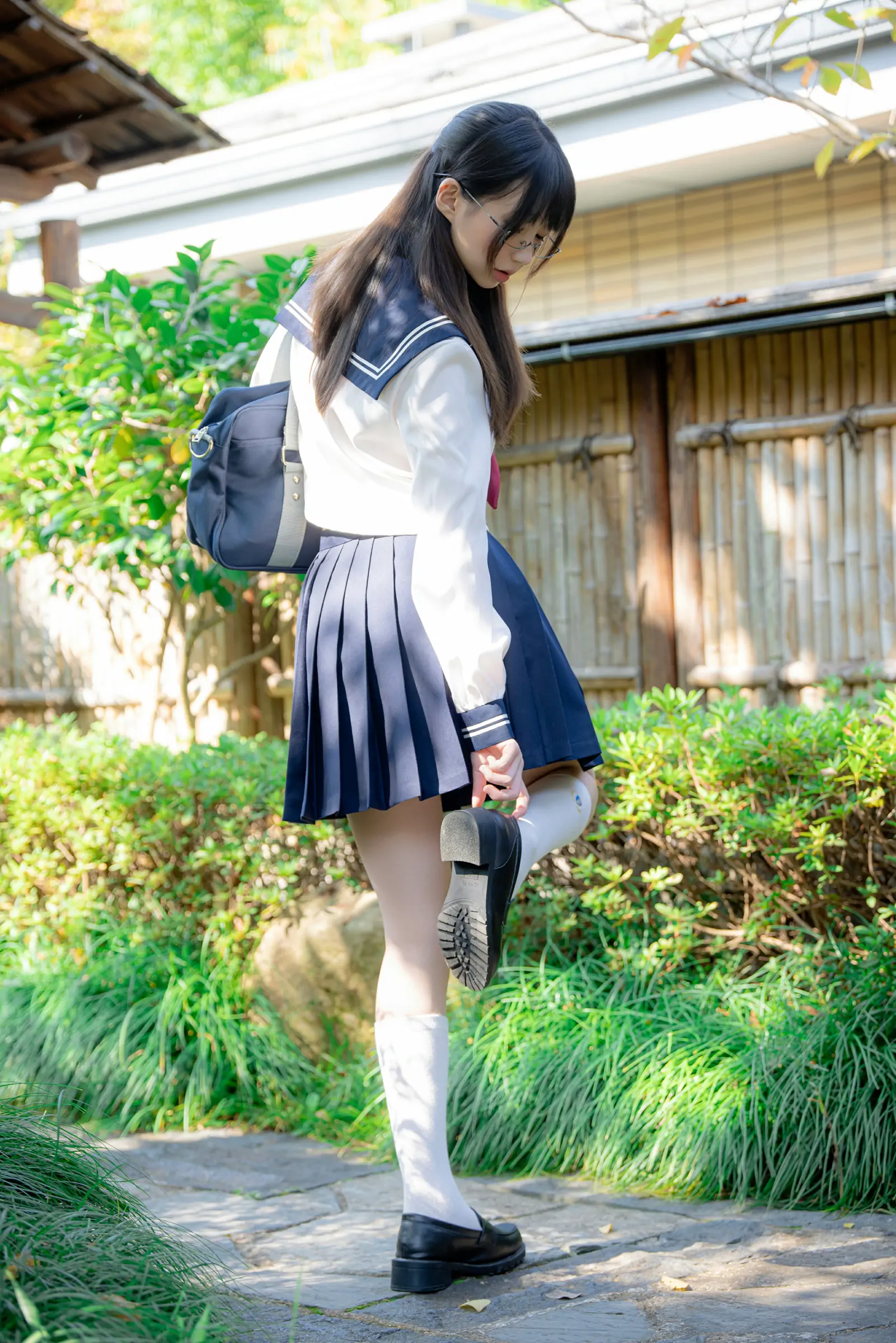 Nagisa魔物喵  真面目な委員長 Cosplay-第2张