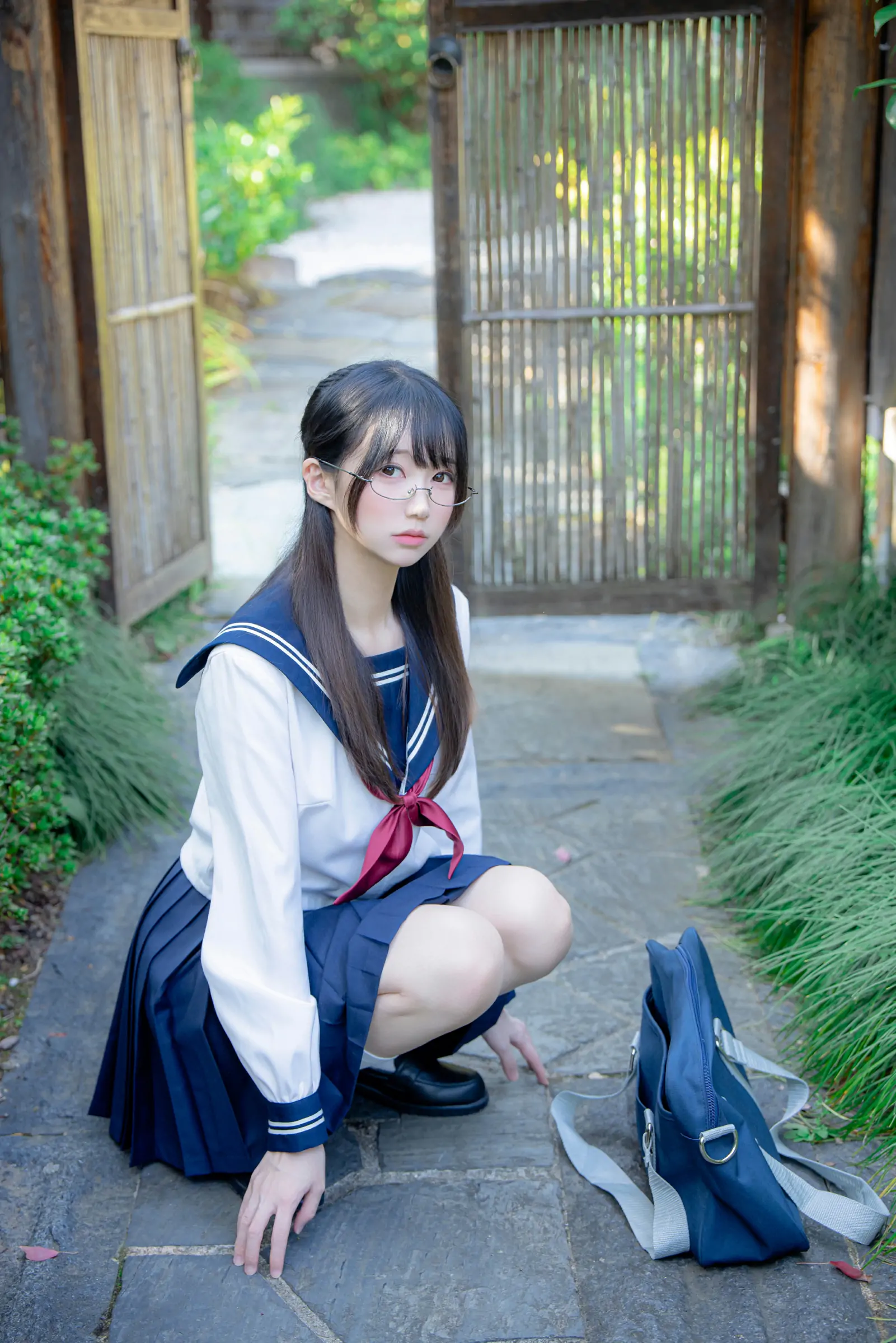 Nagisa魔物喵  真面目な委員長 Cosplay-第6张