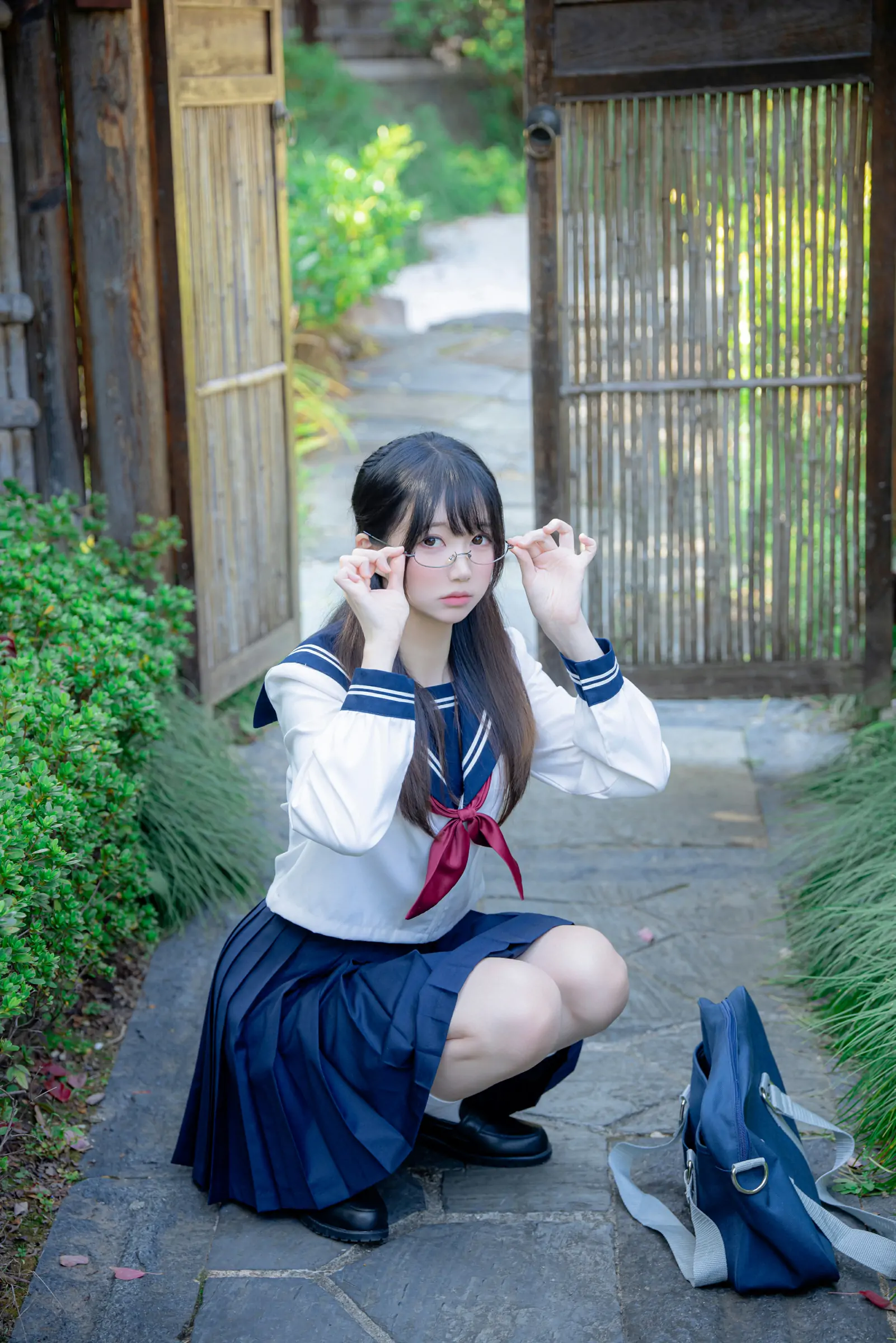 Nagisa魔物喵  真面目な委員長 Cosplay-第8张