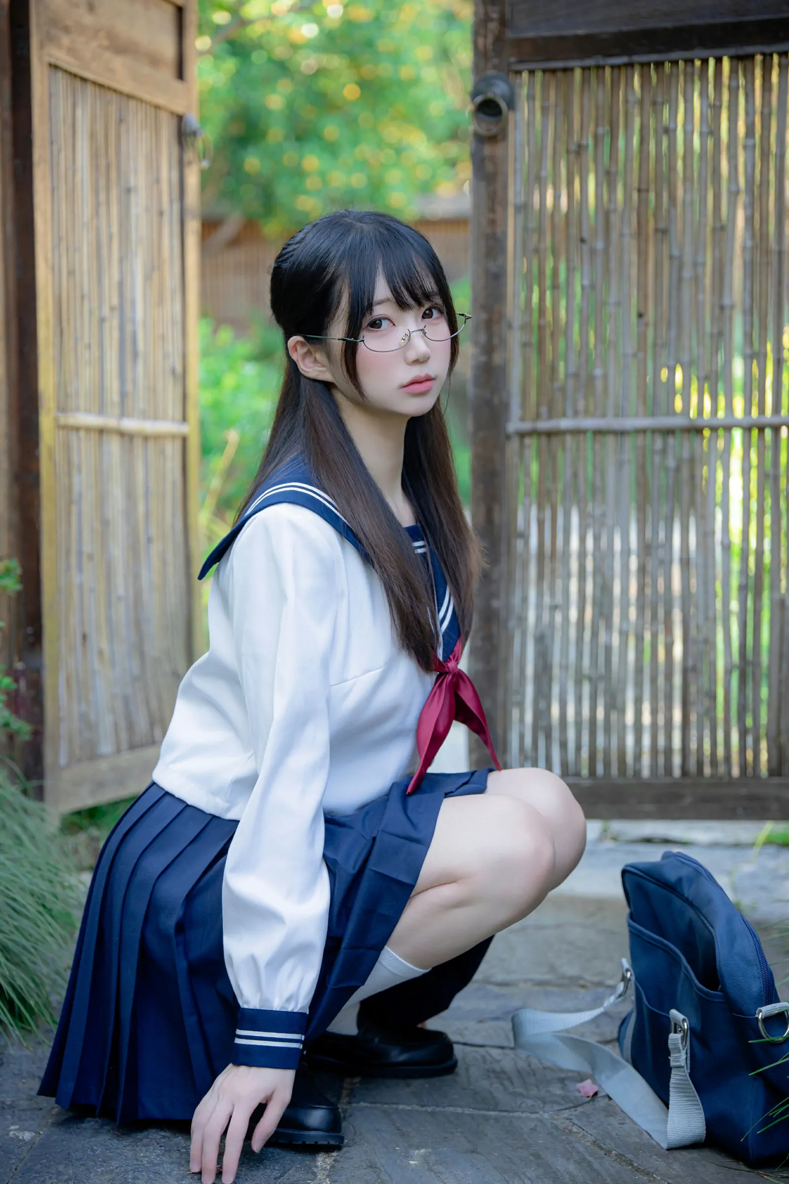 Nagisa魔物喵  真面目な委員長 Cosplay-第9张