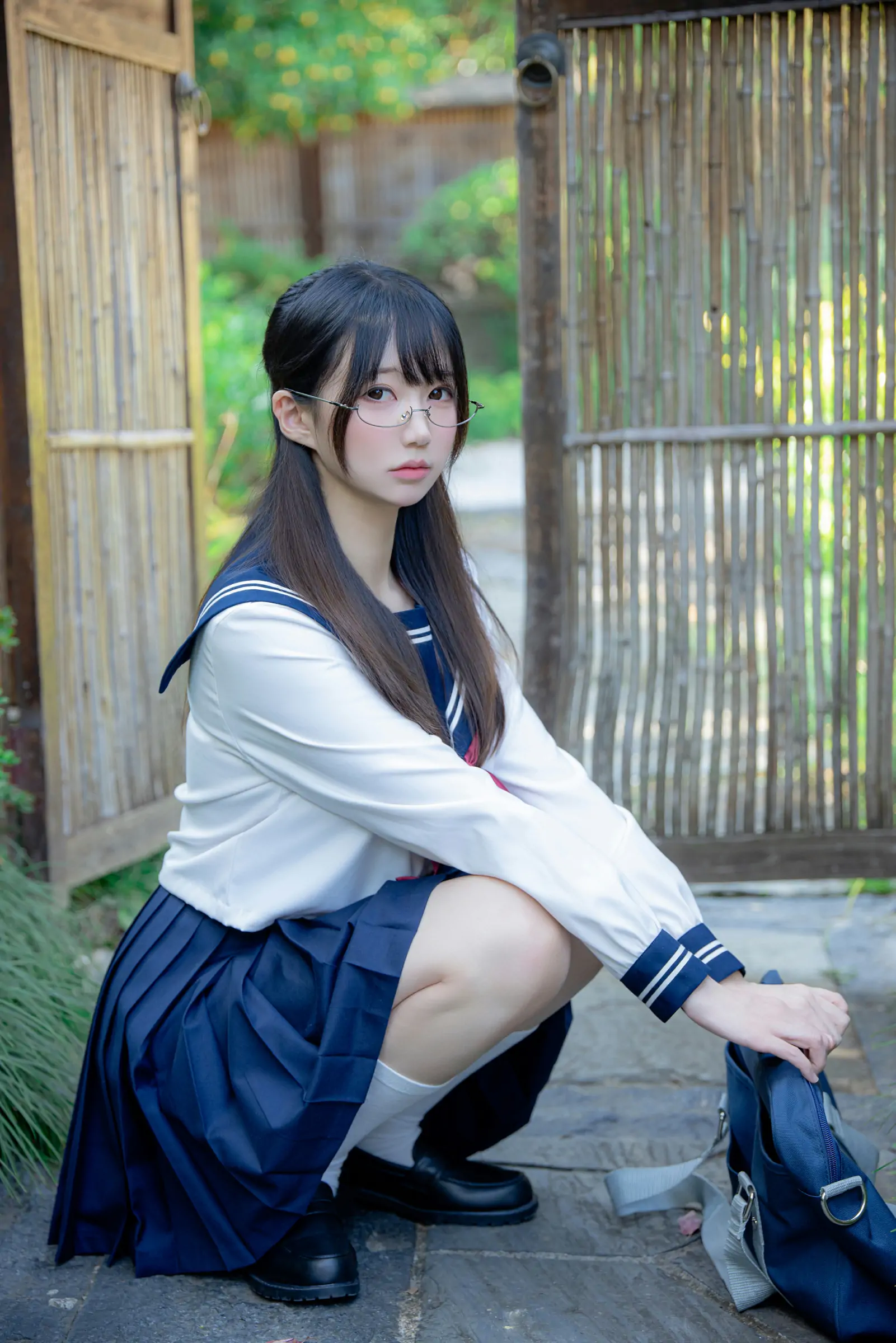 Nagisa魔物喵  真面目な委員長 Cosplay-第10张