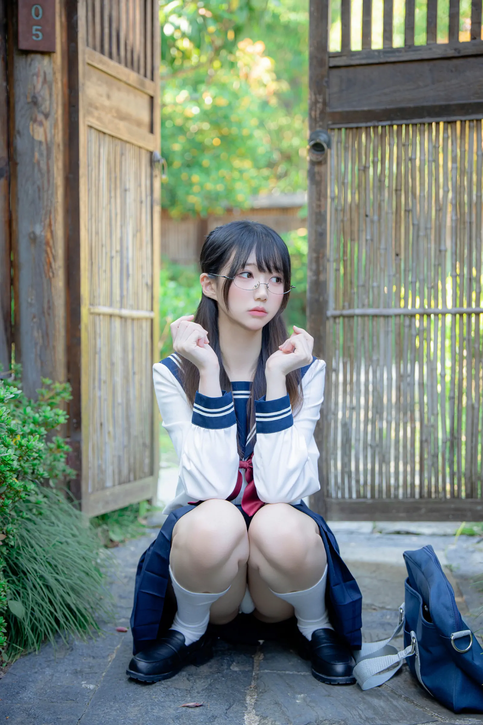 Nagisa魔物喵  真面目な委員長 Cosplay-第12张