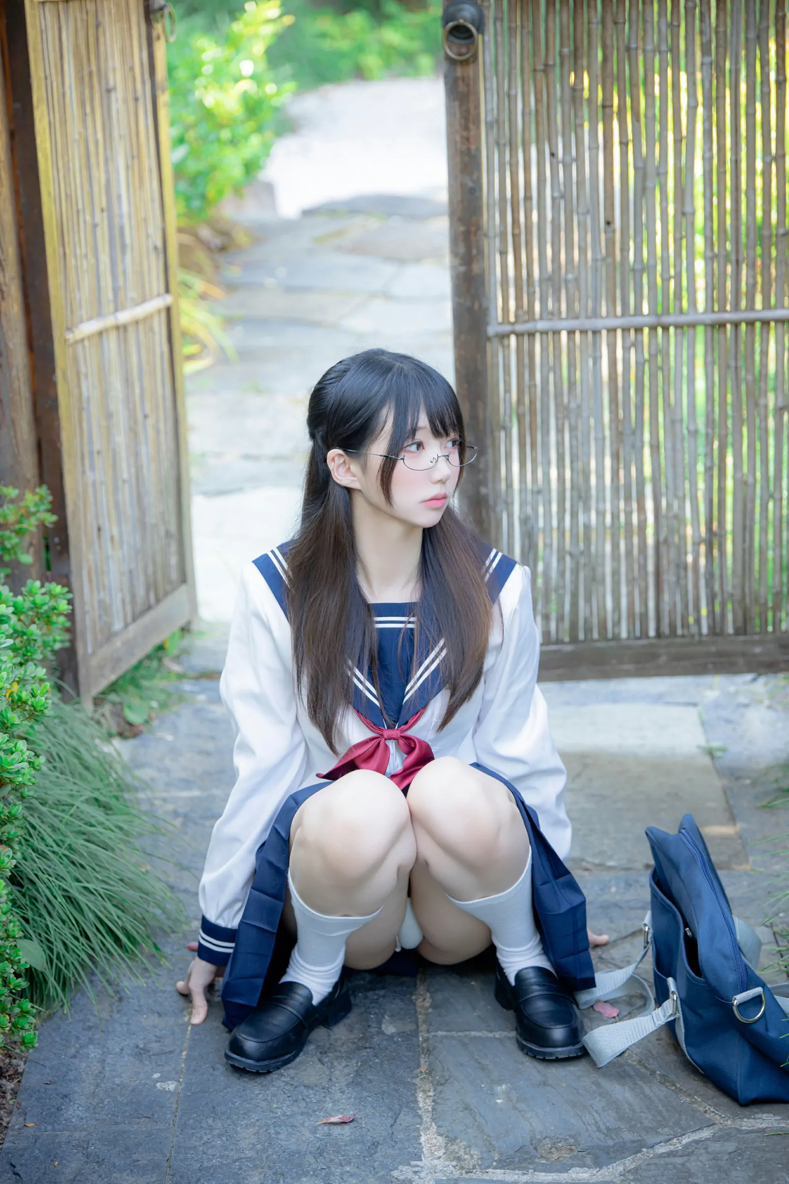 Nagisa魔物喵  真面目な委員長 Cosplay-第13张
