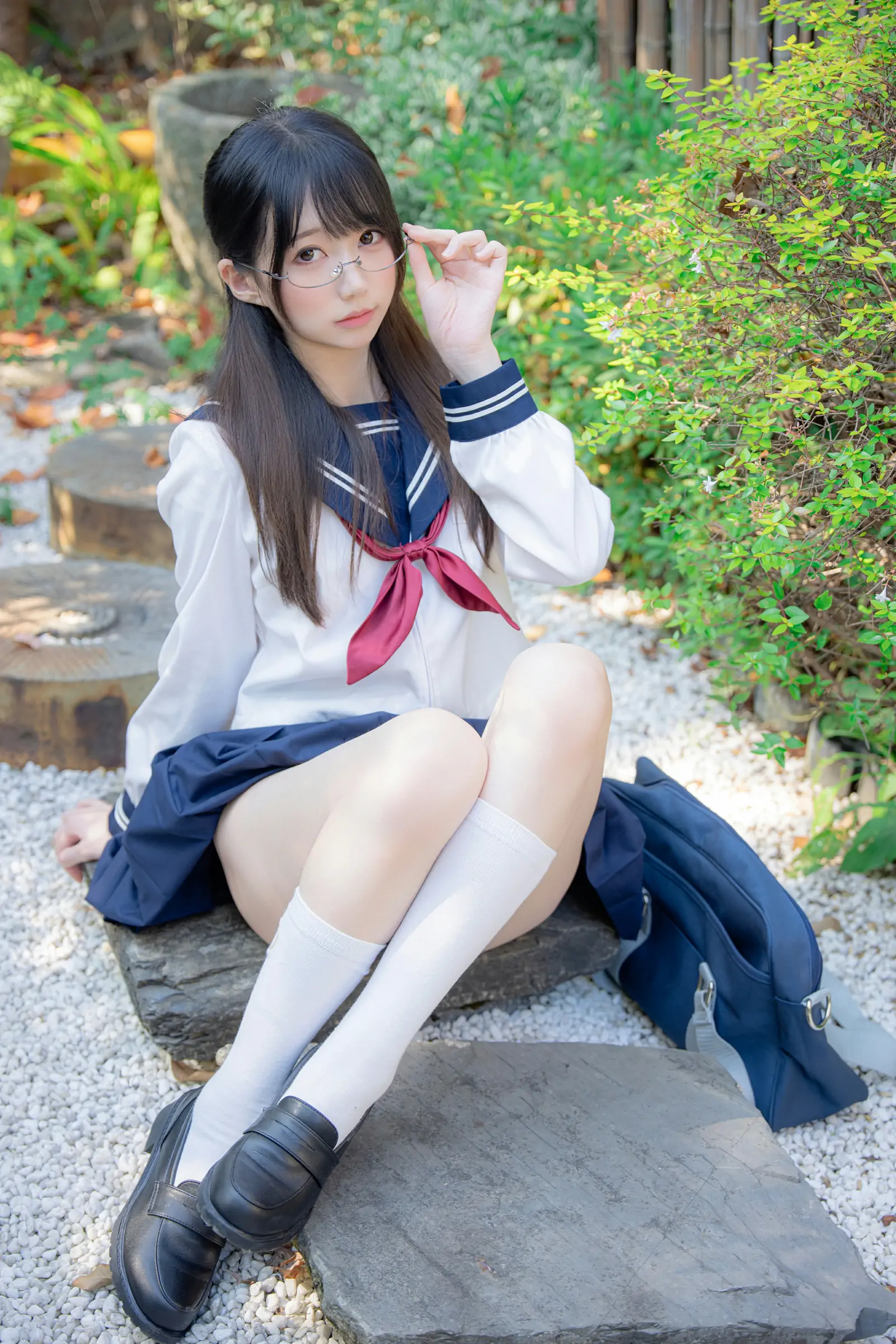 Nagisa魔物喵  真面目な委員長 Cosplay-第17张
