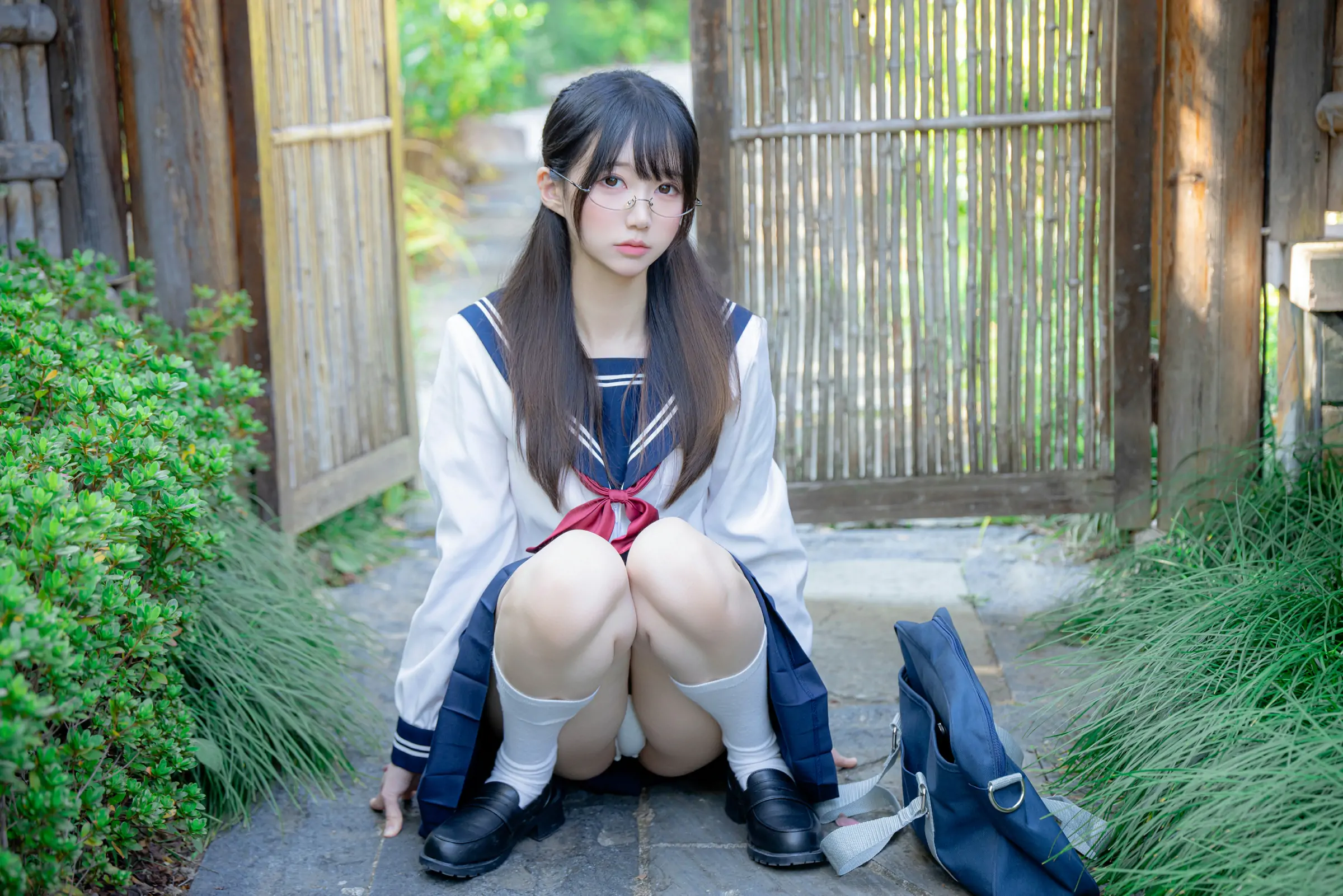 Nagisa魔物喵  真面目な委員長 Cosplay-第14张