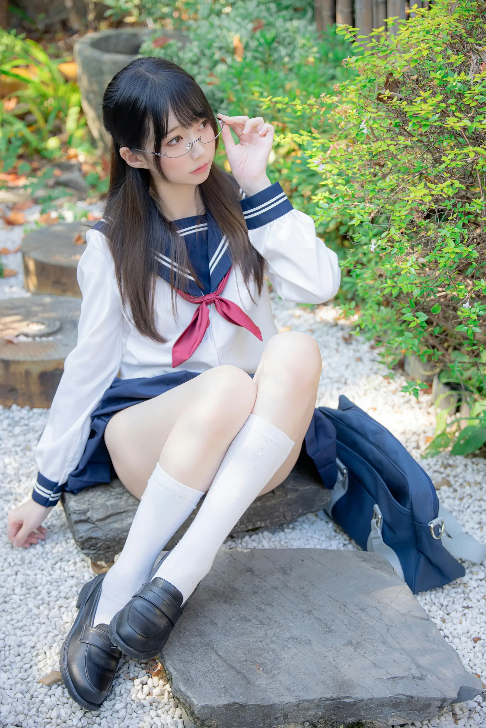 Nagisa魔物喵  真面目な委員長 Cosplay-第16张