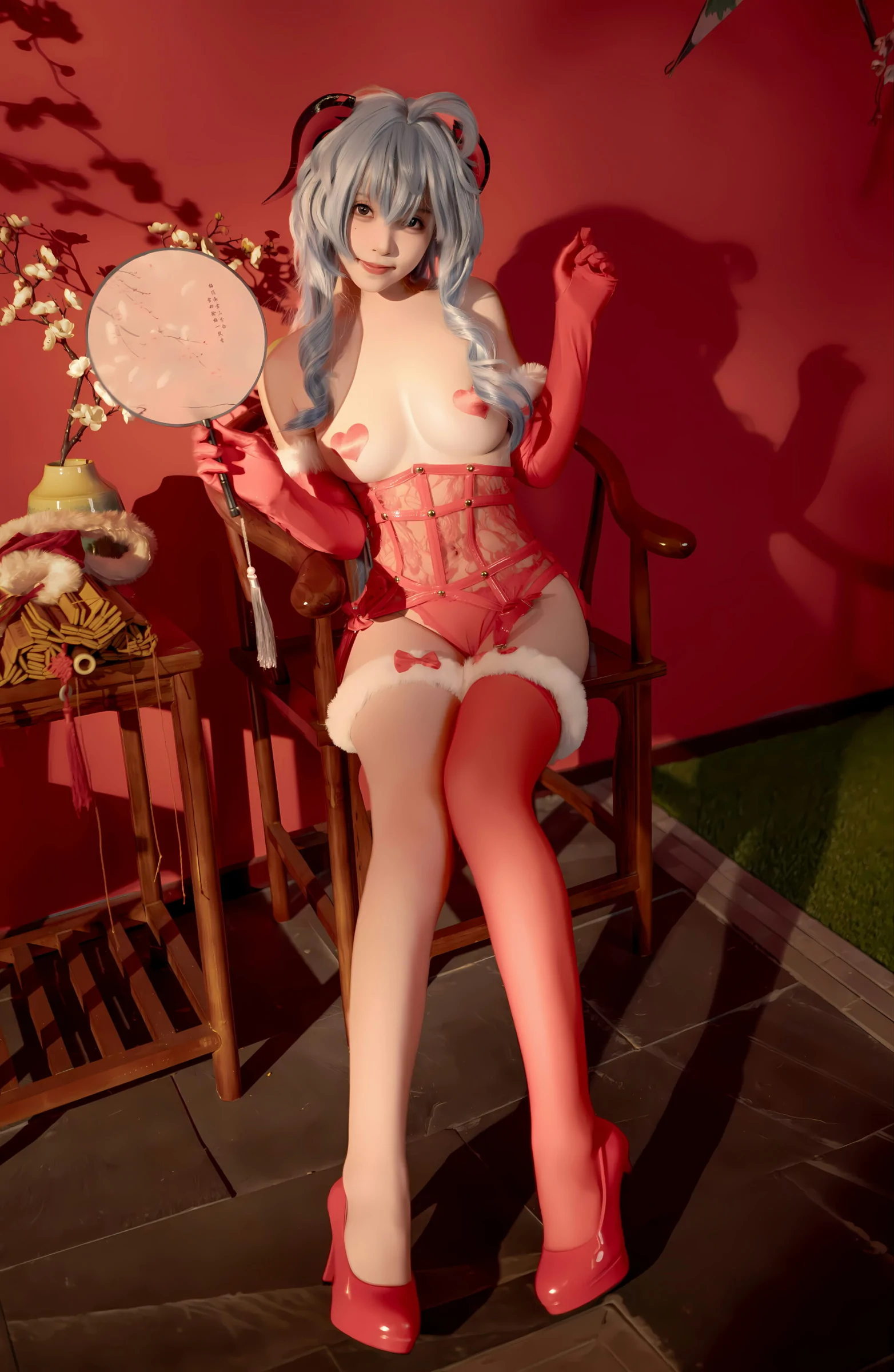 Bangni邦尼  甘雨新春 Cosplay-第64张