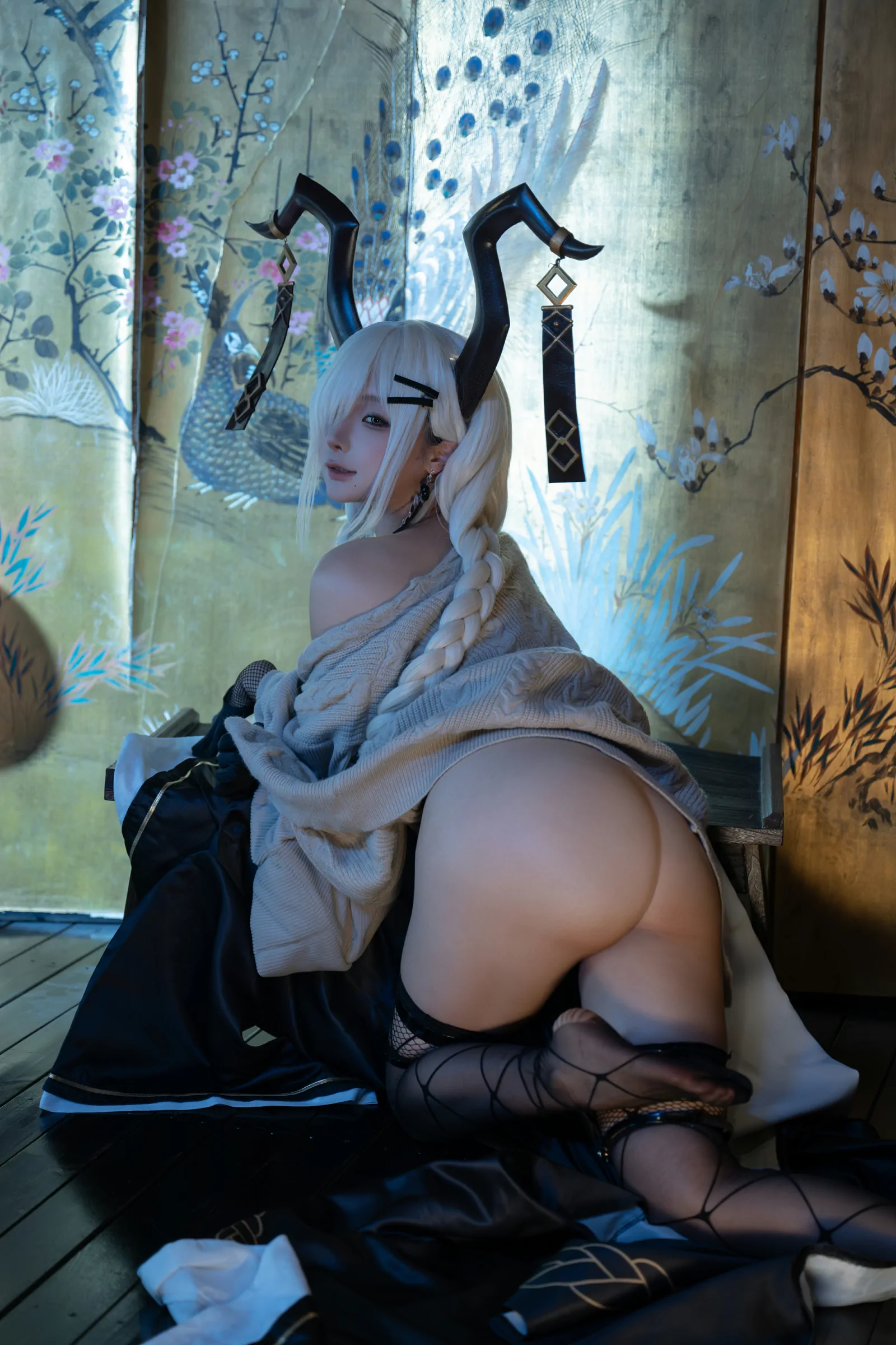 蠢沫沫  碧蓝航线 尾张 Cosplay-第146张