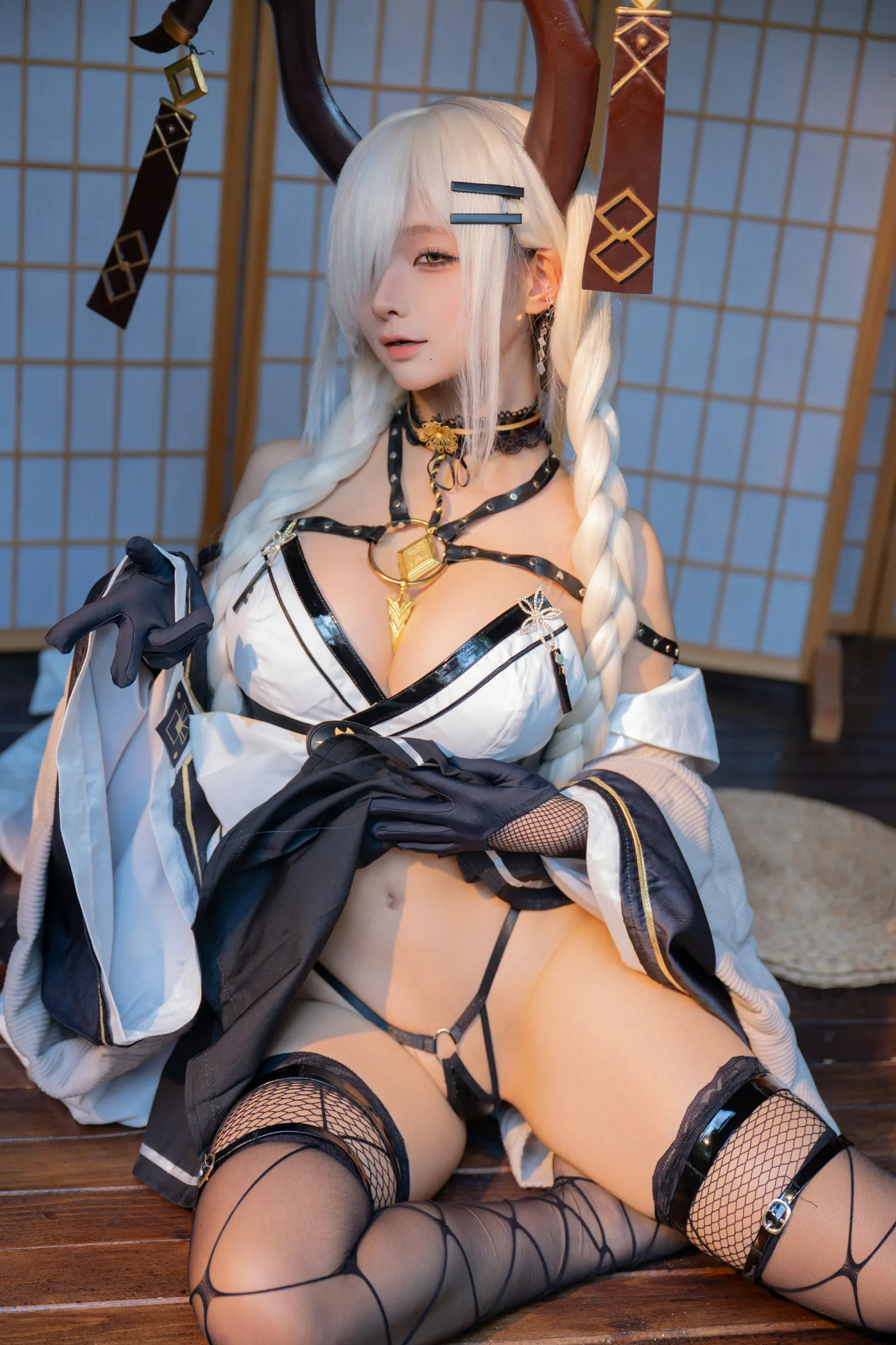蠢沫沫  碧蓝航线 尾张 Cosplay-第158张