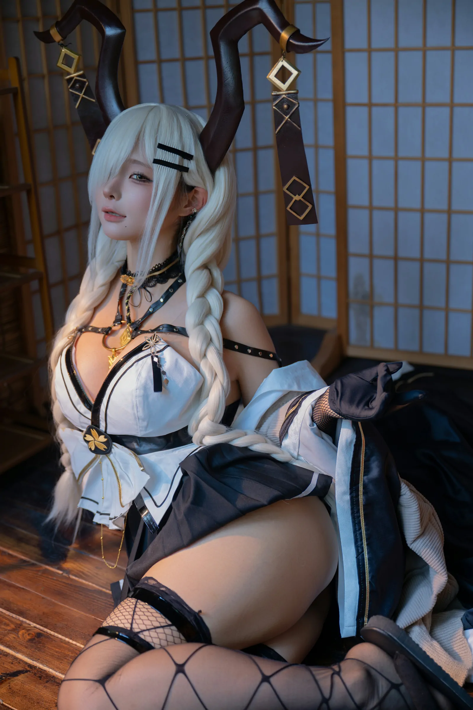蠢沫沫  碧蓝航线 尾张 Cosplay-第156张