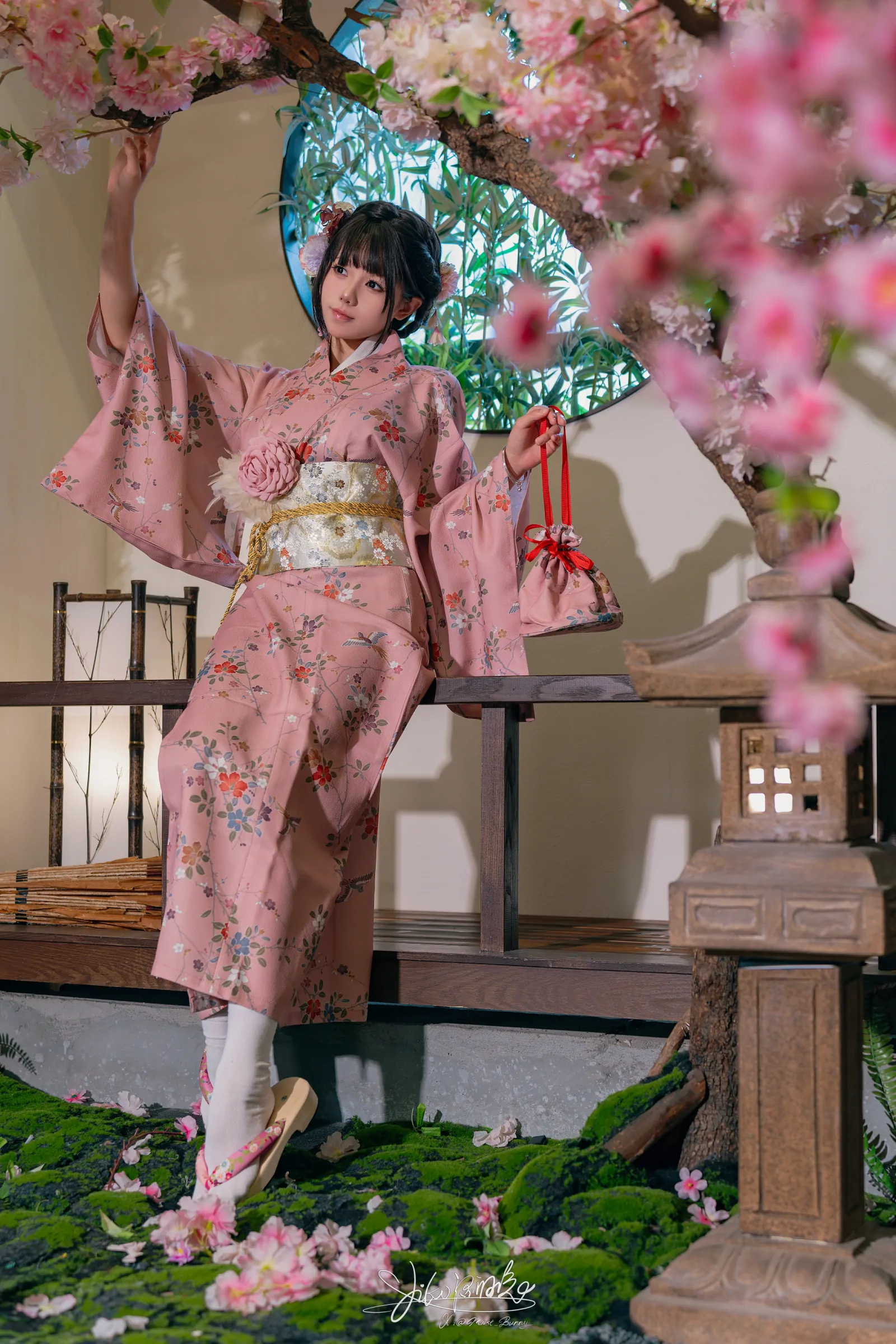 咬一口兔娘 -『温泉の女将』燕无歇 Cosplay-第5张