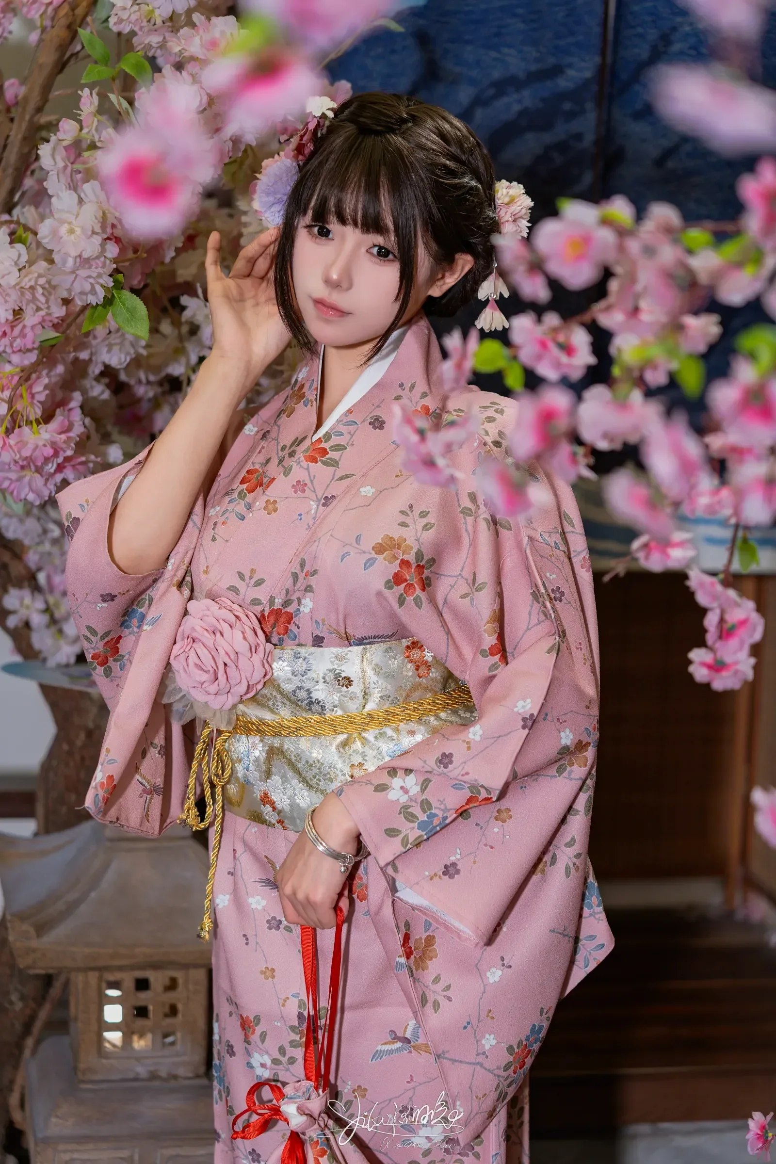 咬一口兔娘 -『温泉の女将』燕无歇 Cosplay-第72张