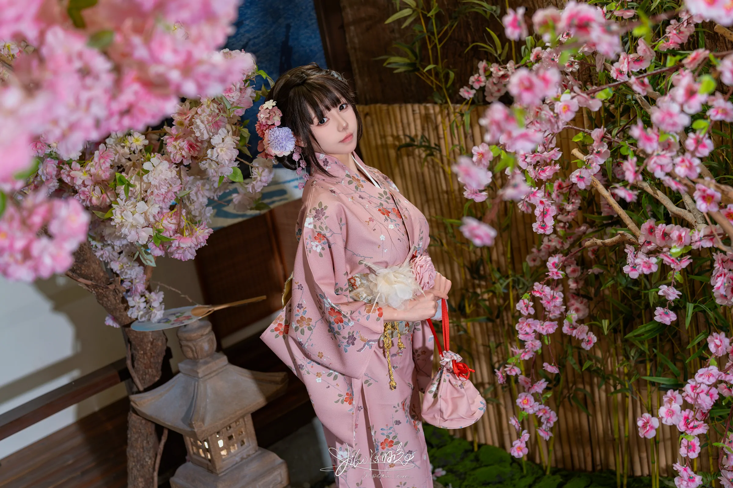 咬一口兔娘 -『温泉の女将』燕无歇 Cosplay-第75张