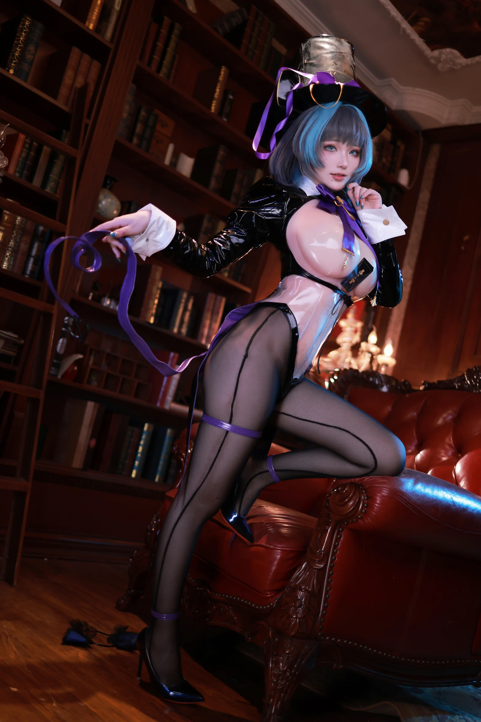 起司块wii-碧蓝航线-柴郡魔术师 Cosplay-第43张