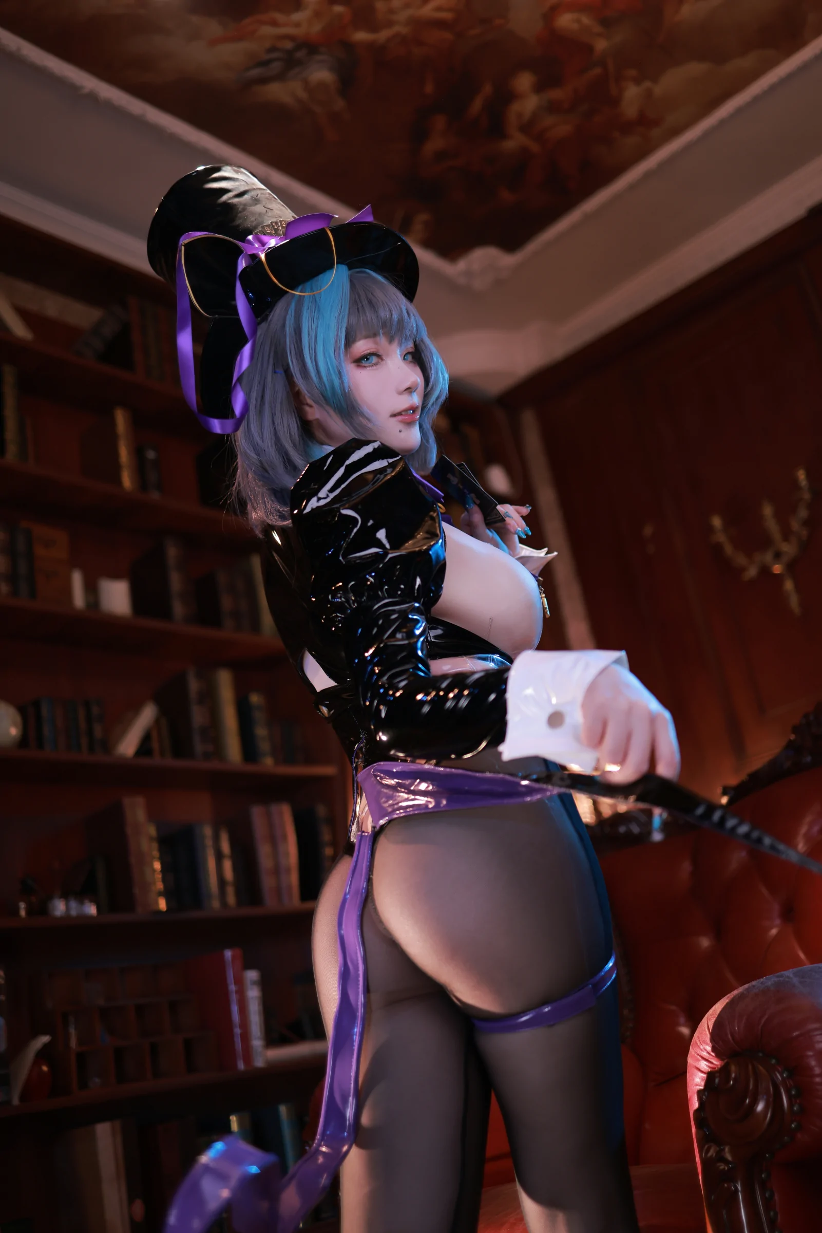 起司块wii-碧蓝航线-柴郡魔术师 Cosplay-第44张