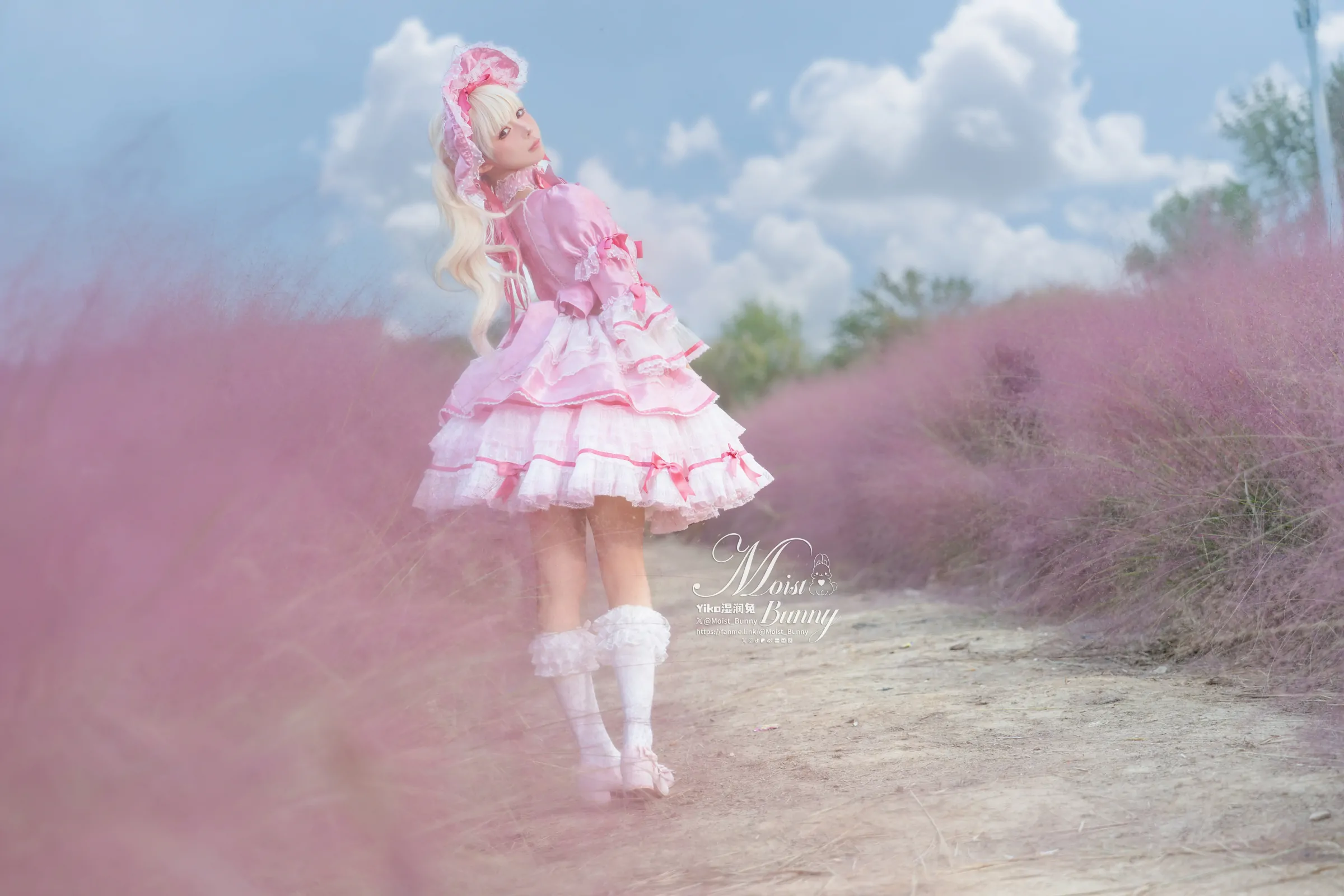 咬一口兔娘  丝绒粉黛 Cosplay-第2张