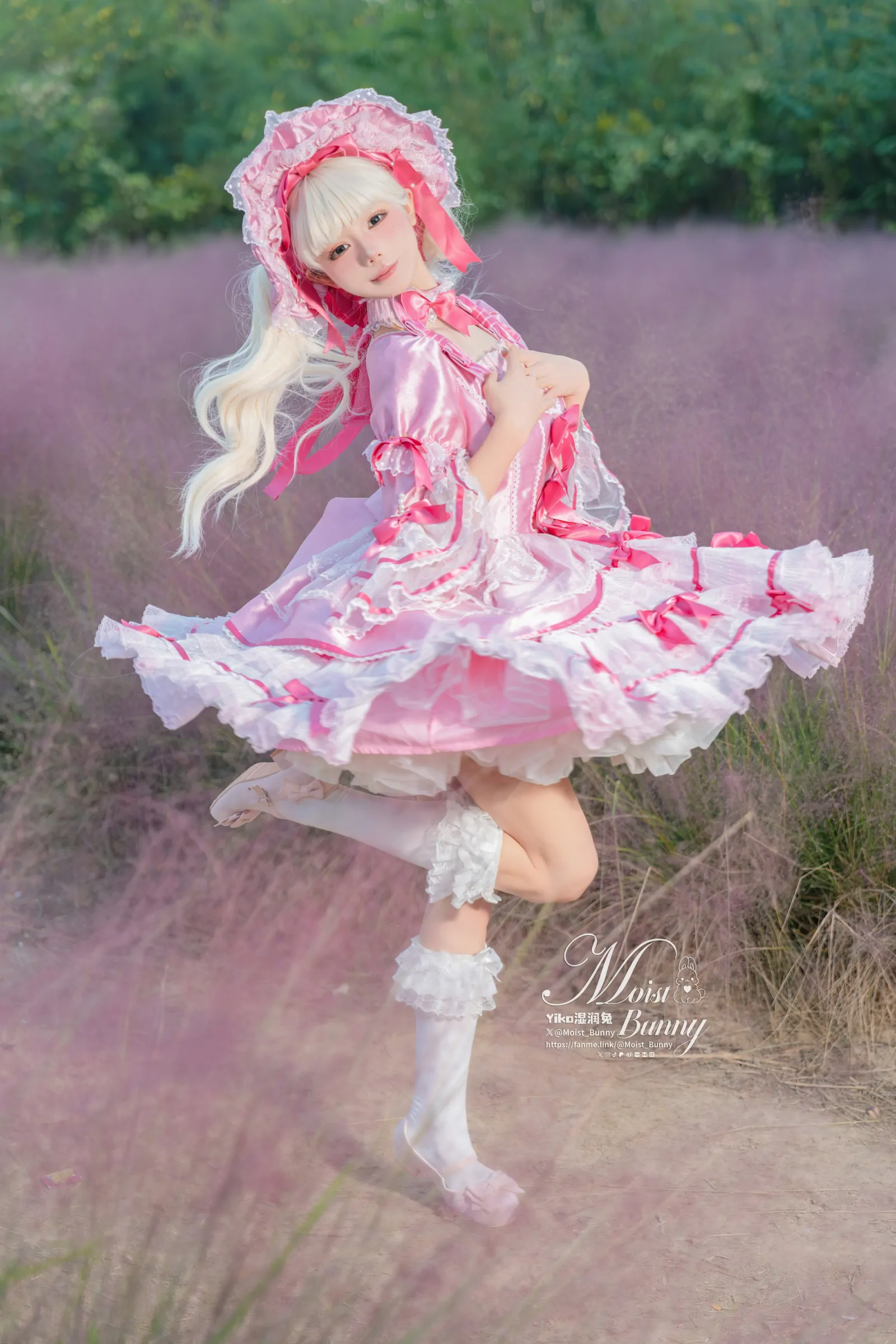 咬一口兔娘  丝绒粉黛 Cosplay-第3张