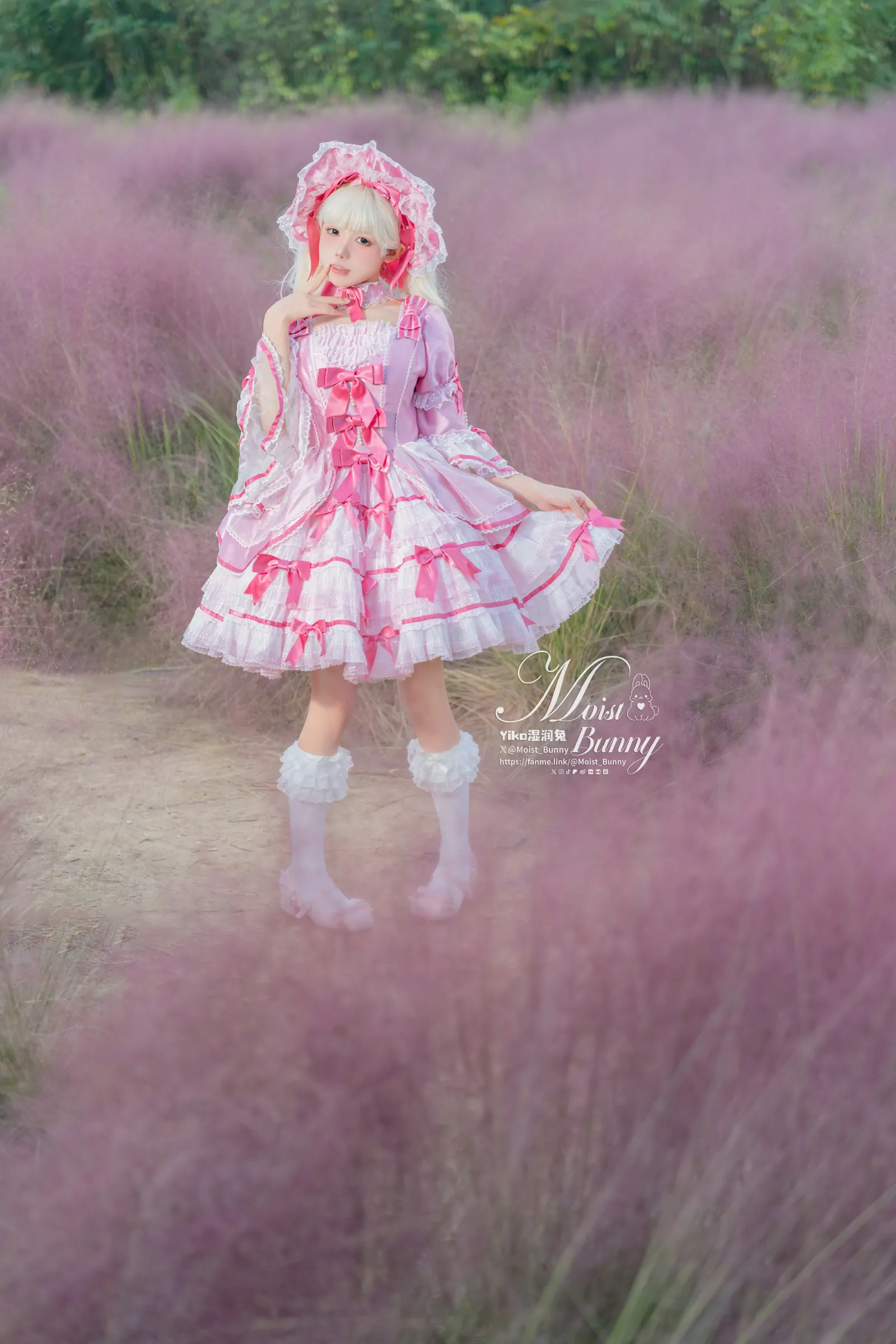 咬一口兔娘  丝绒粉黛 Cosplay-第7张
