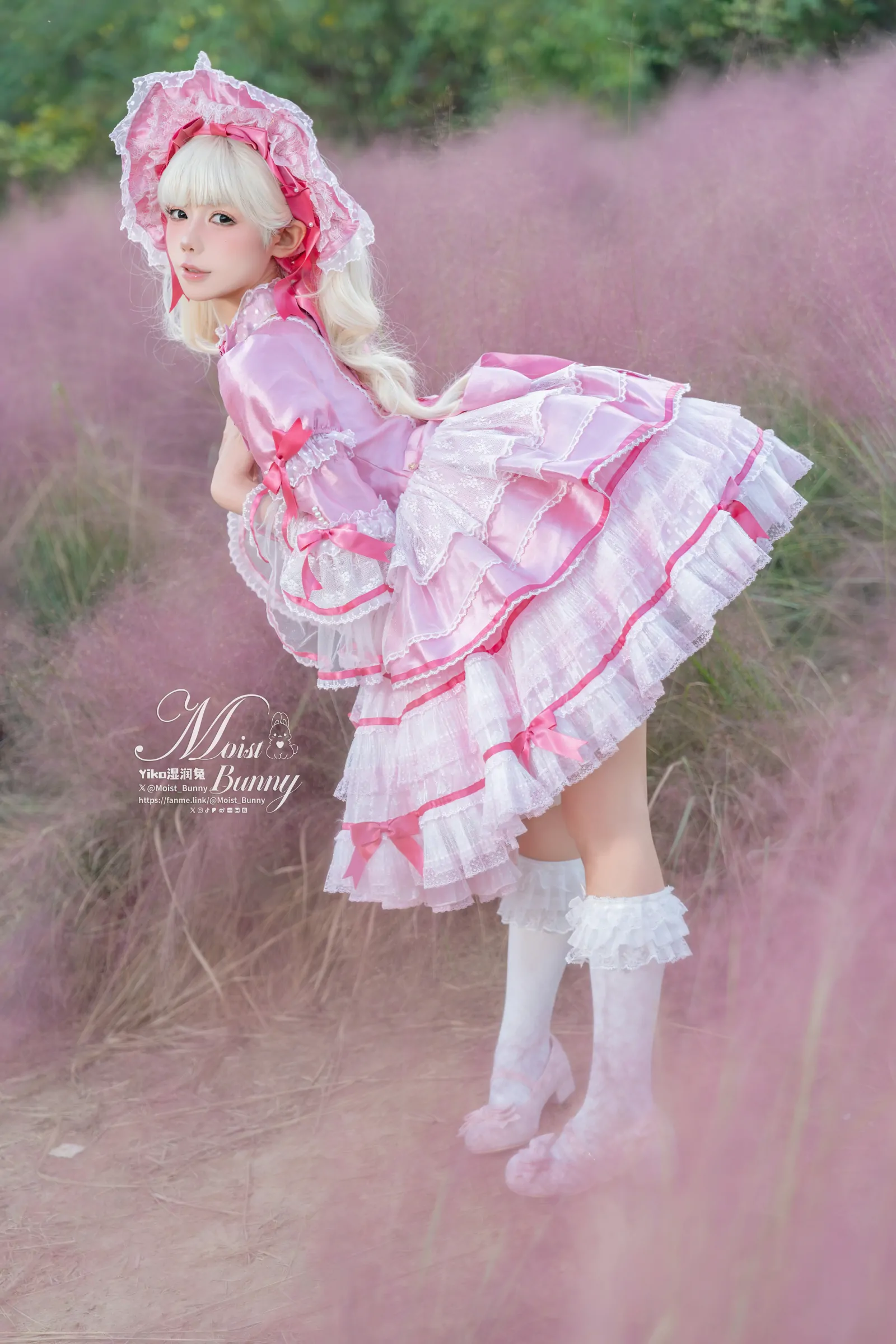 咬一口兔娘  丝绒粉黛 Cosplay-第5张