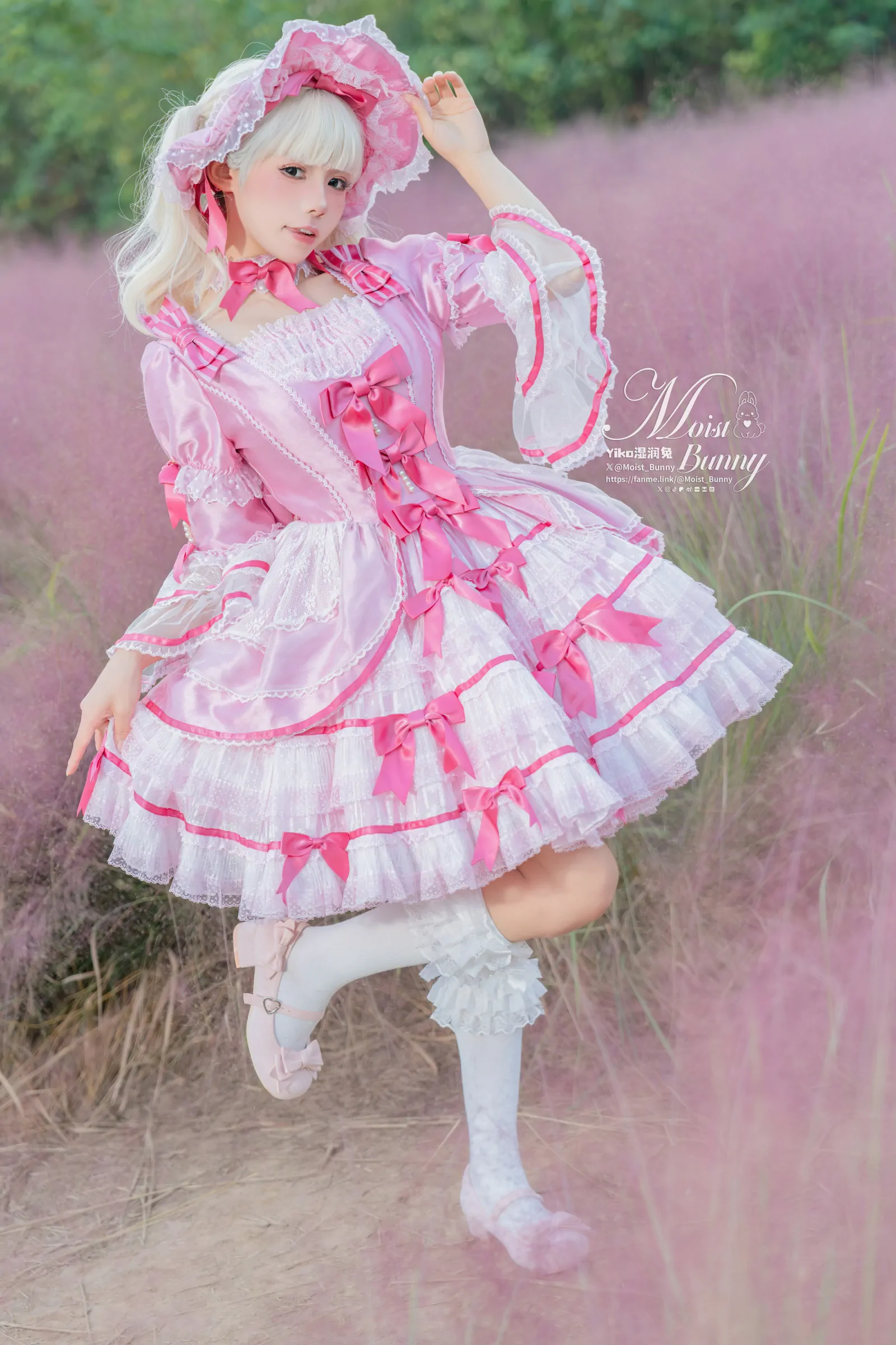 咬一口兔娘  丝绒粉黛 Cosplay-第6张